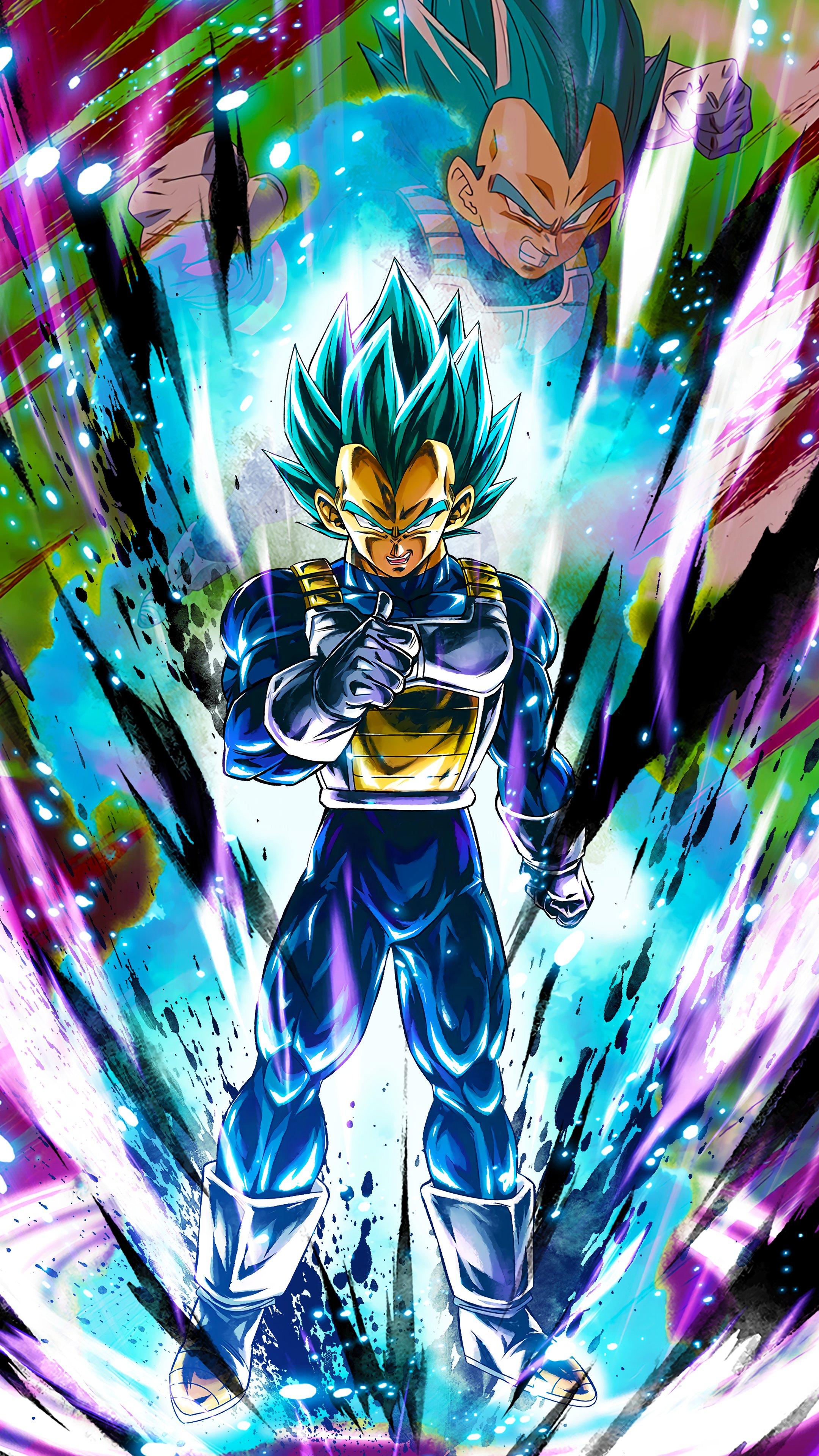 2160x3840 John Super Saiyan Blue Vegeta Character Art + 4K PC Wallpaper + 4k Phone Wallpaper! #DBLegends #DragonBallLegends
