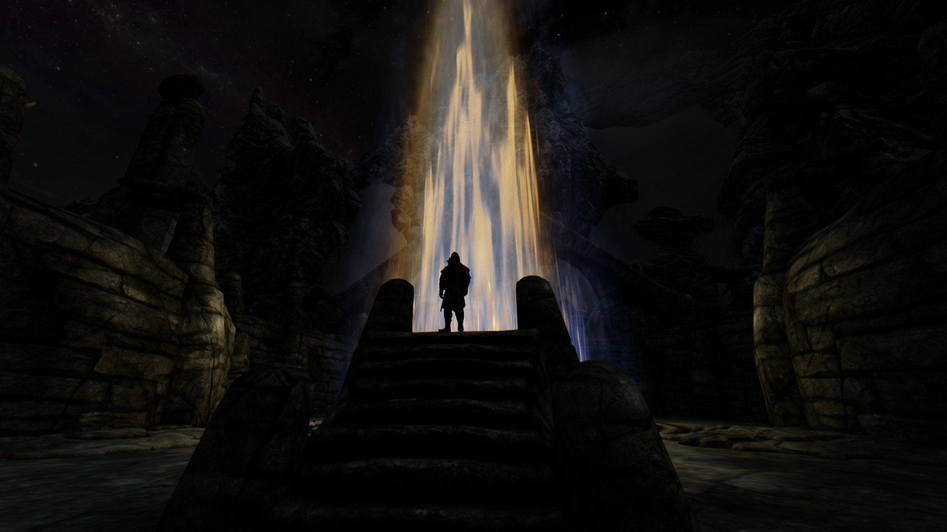 1920x1080 Took this wallpaper screenshot today at the portal to Sovngarde