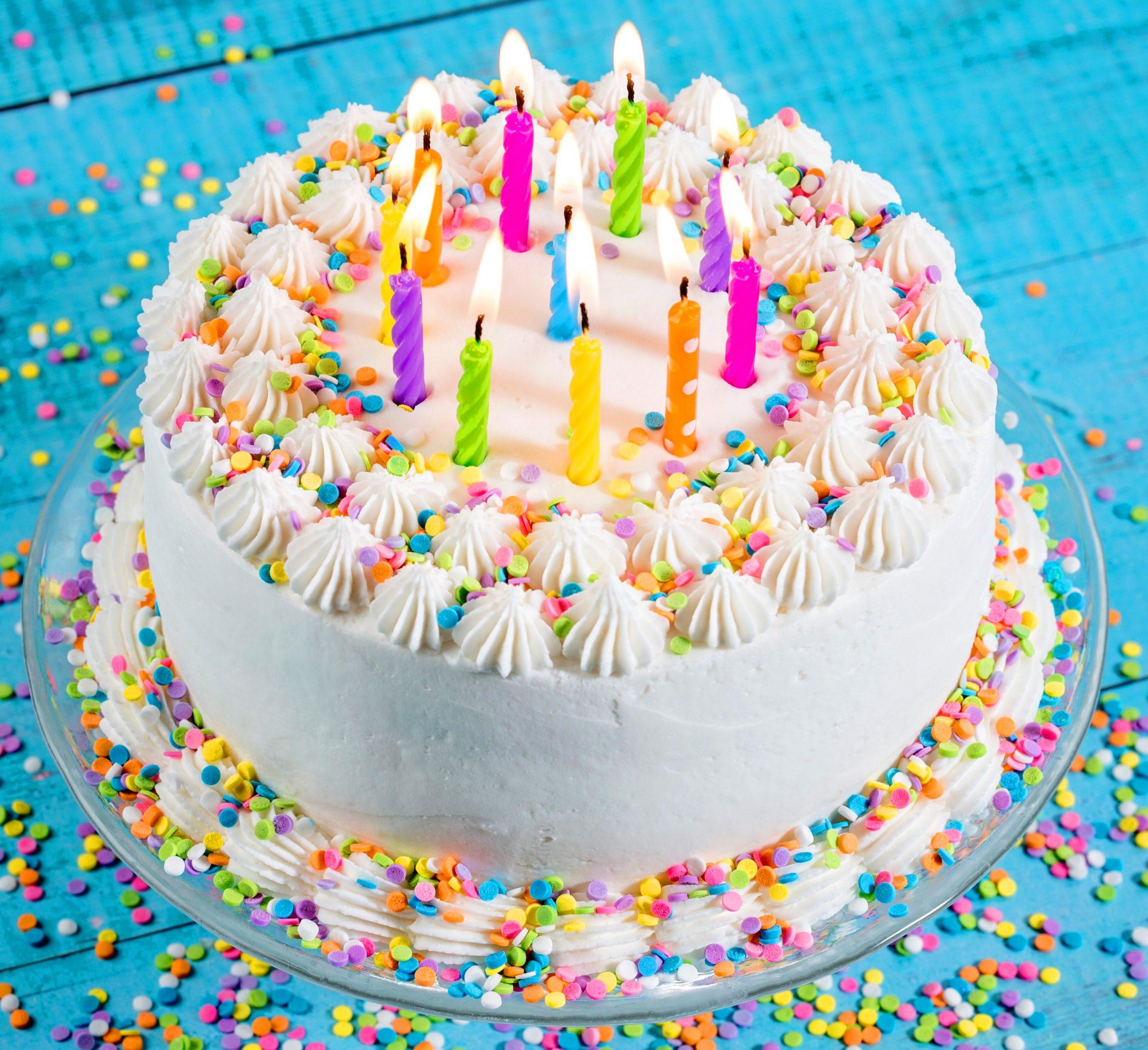 2560x2341 Beautiful Happy Birthday Cake Wallpaper [ New Collection ]