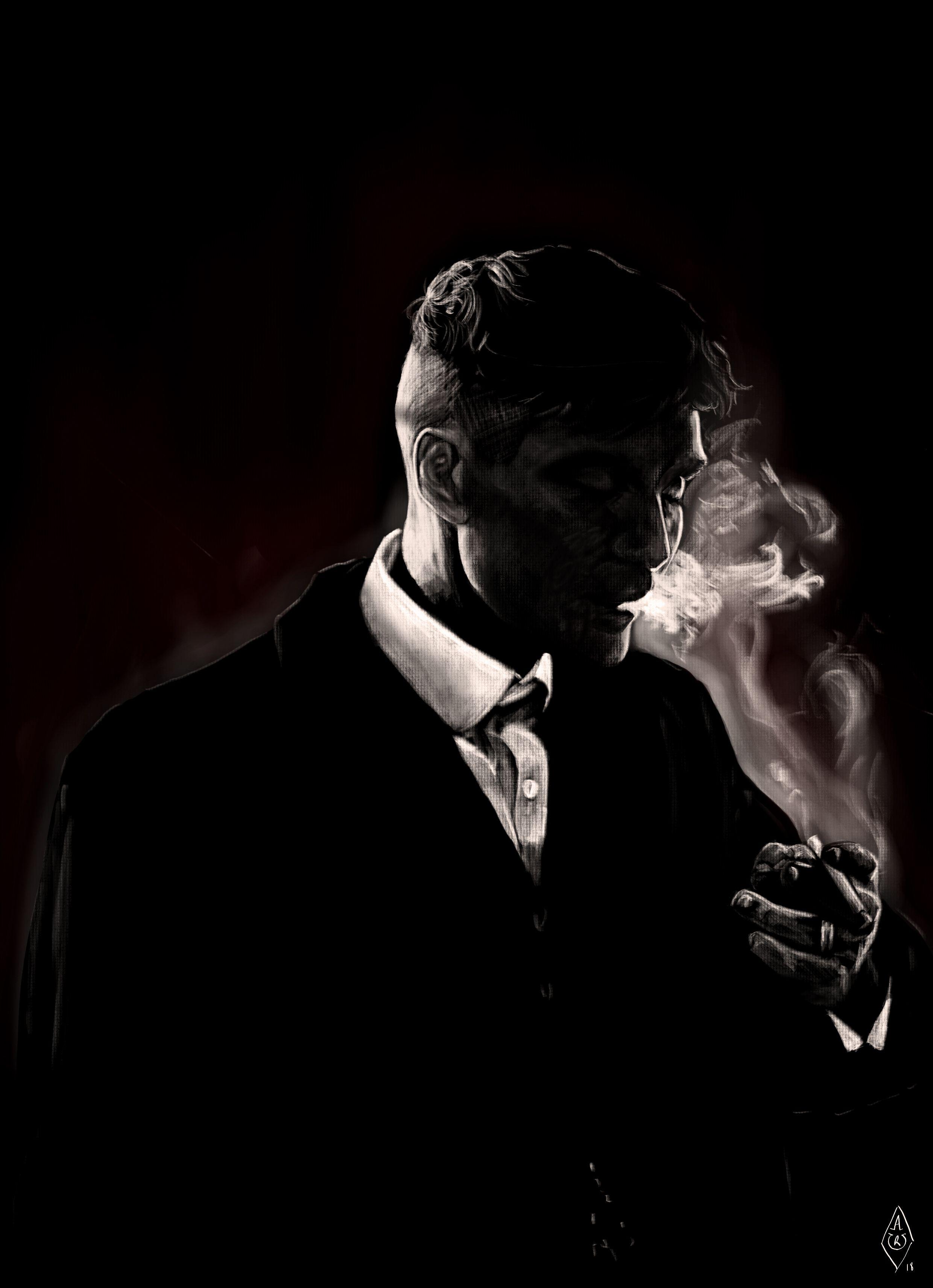 2480x3425 Thomas Shelby Sad Wallpaper