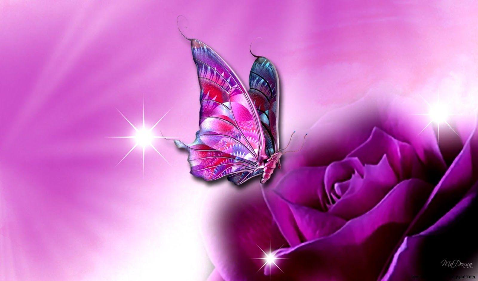 Purple Butterfly Desktop Wallpapers Top Free Purple Butterfly