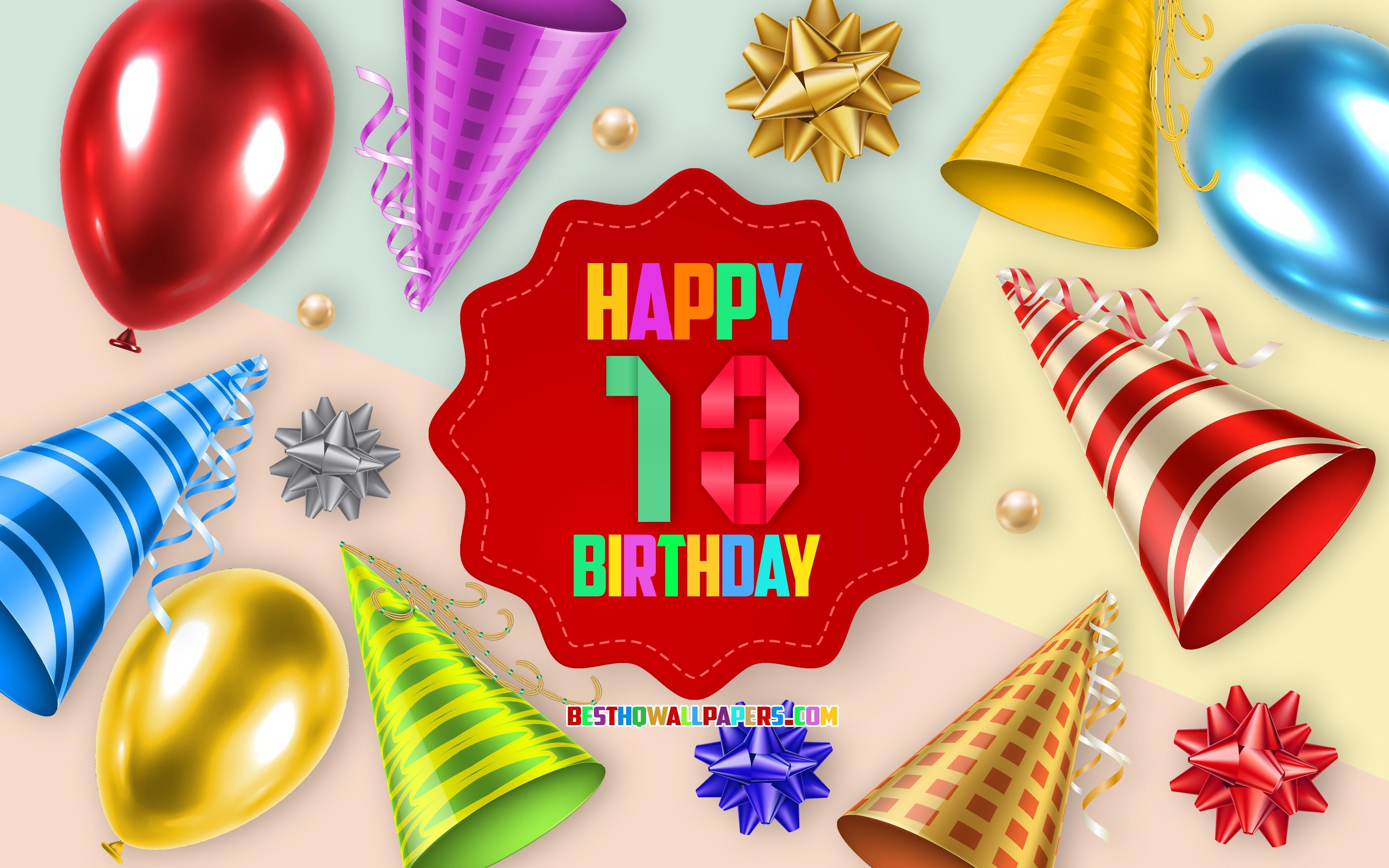 3840x2400 Birthday 13th Wallpaper