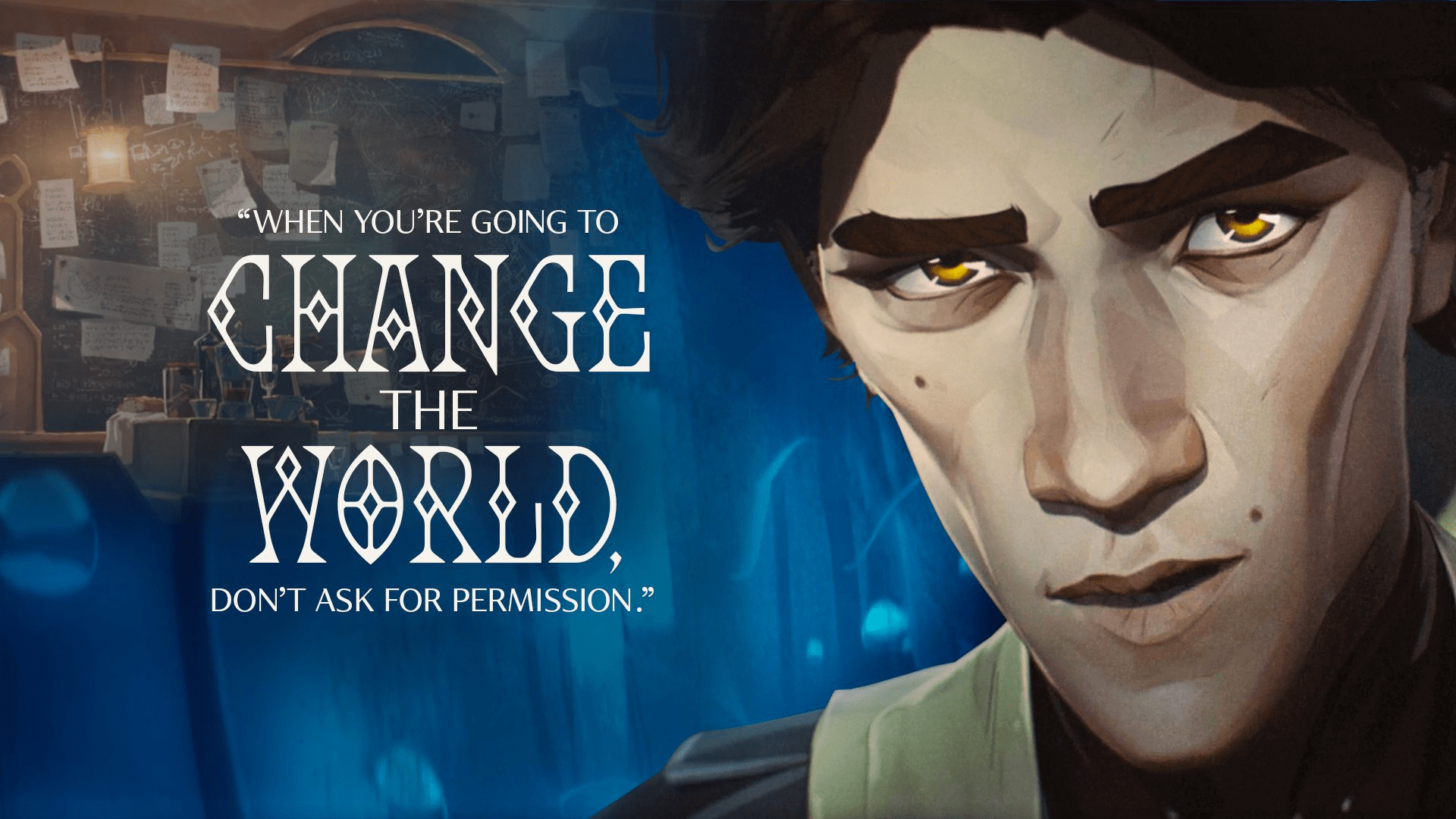 1920x1080 A slight hint at Viktor's role in Arcane