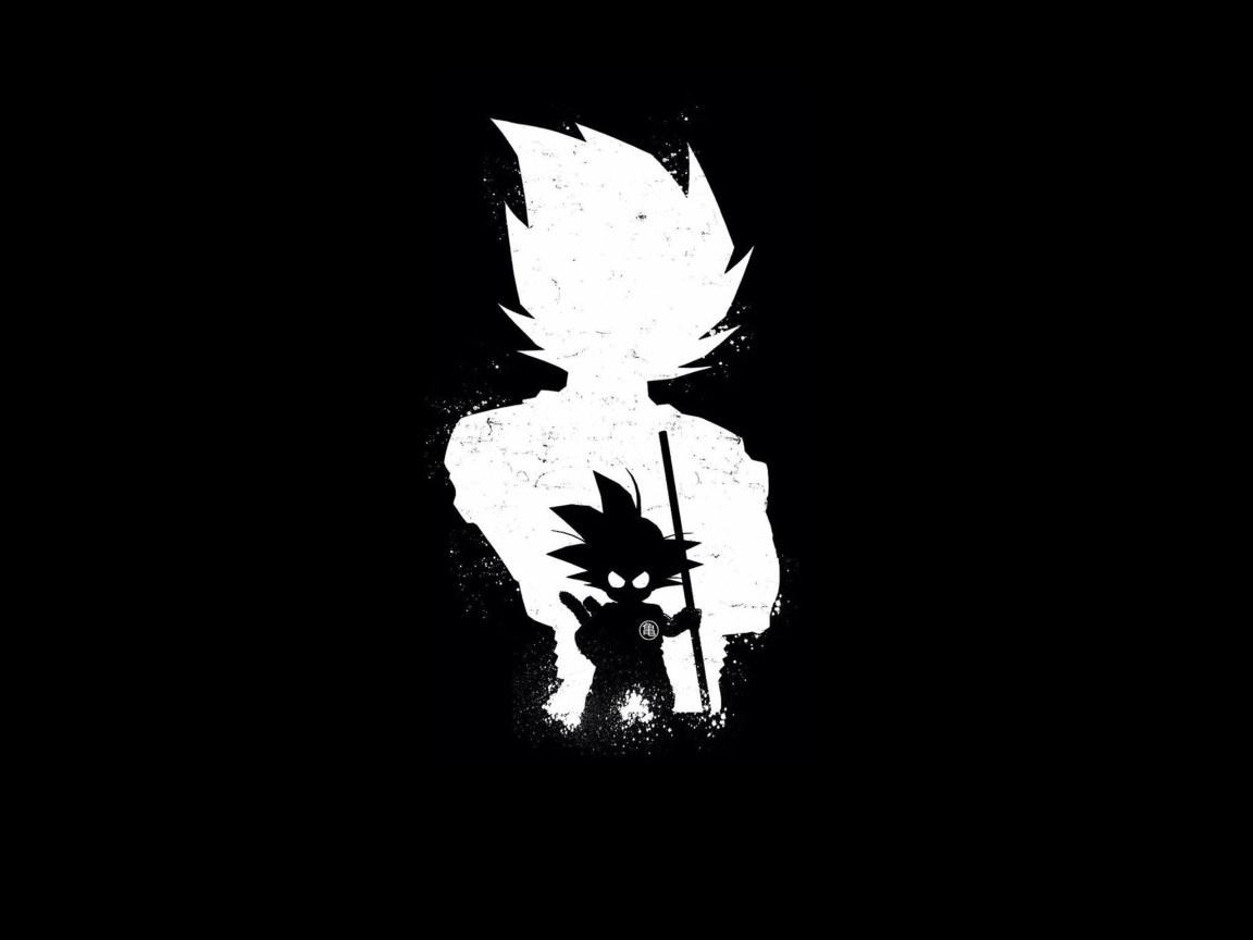 1152x864 Wallpaper Son Goku And Vegeta Silhouette, Dragon Ball, Real People, Lifestyles • Wallpaper For You