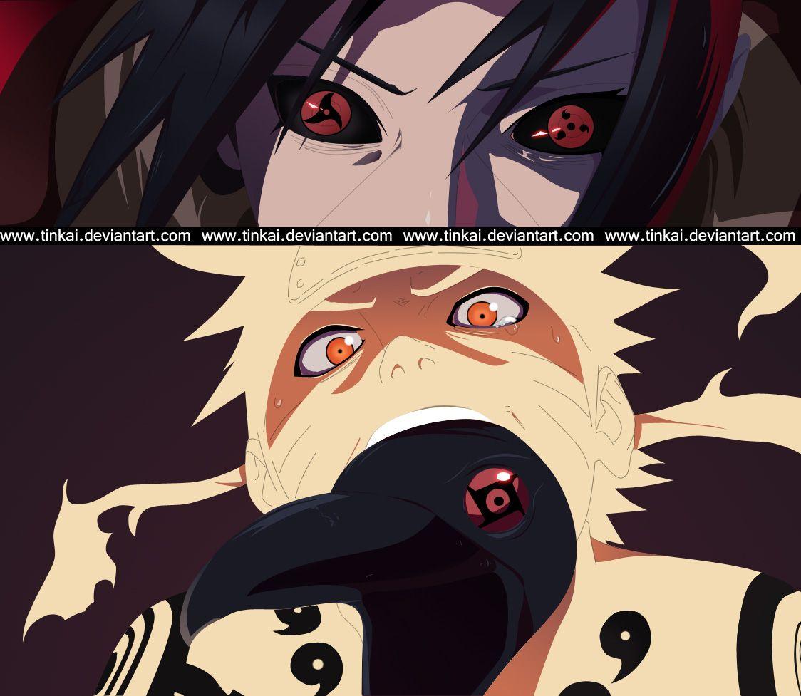 1124x977 Picture of Itachi Crows Wallpaper