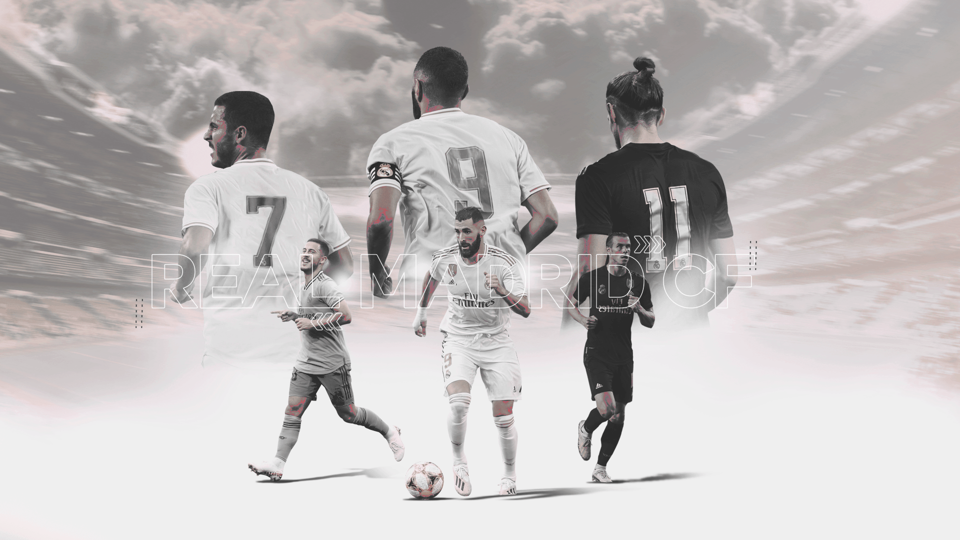 1920x1080 i made this Real Madrid wallpaper featuring Benzema, Bale and Hazard