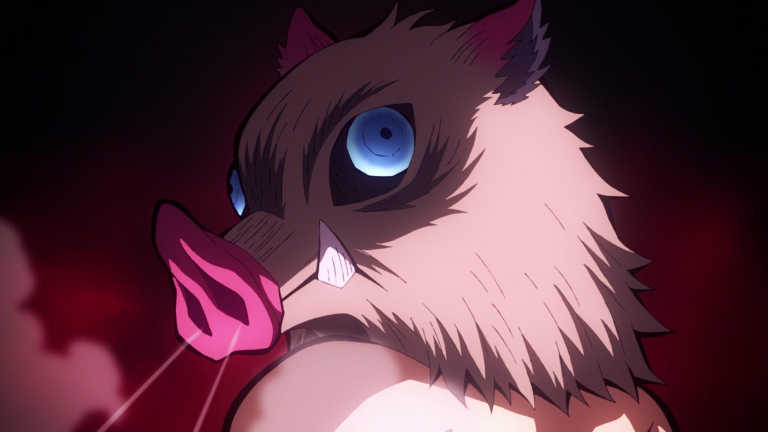 2560x1440 Demon Slayer Entertainment District Arc Episode 5: A Touching Reunion's World of Anime