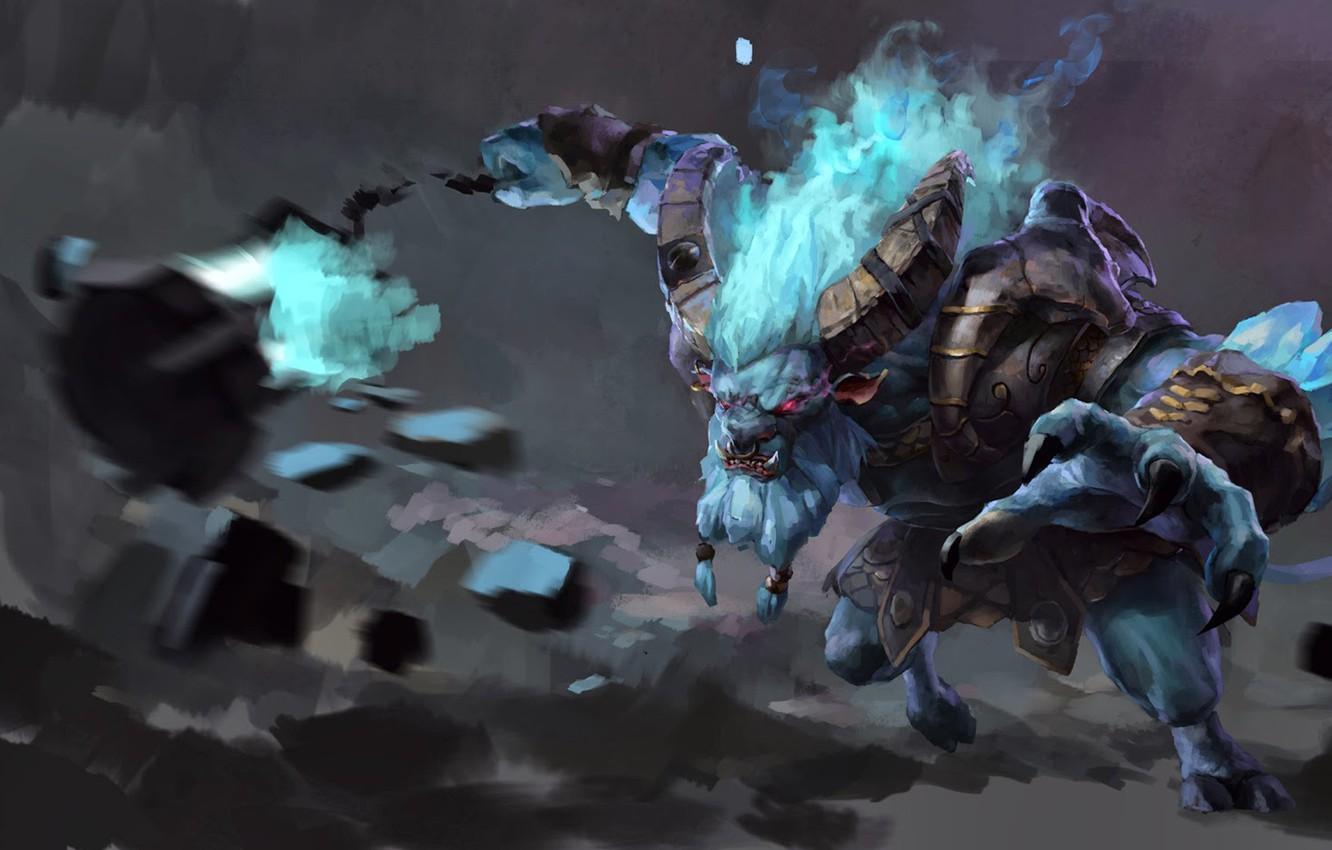 1332x850 Wallpaper attack, art, Dota Spirit Breaker, Barathrum image for desktop, section игры