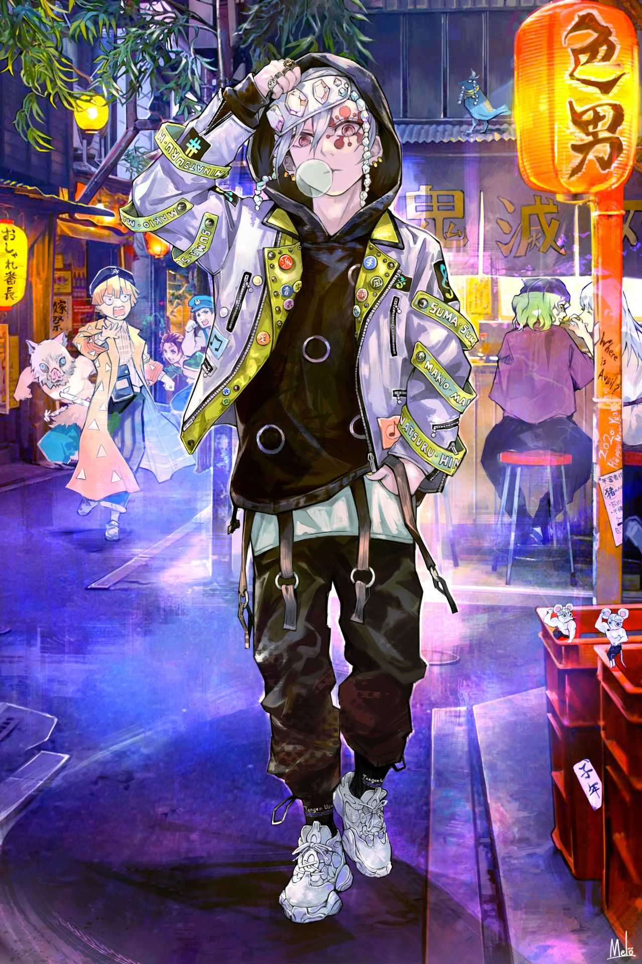 1279x1920 Tengen Uzui Background