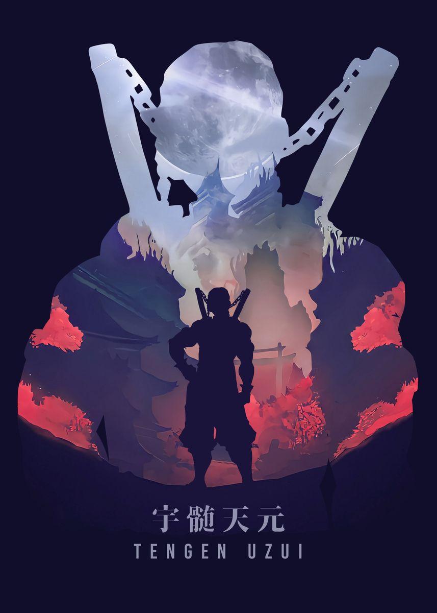 857x1200 Tengen Uzui Demon Slayer' Poster