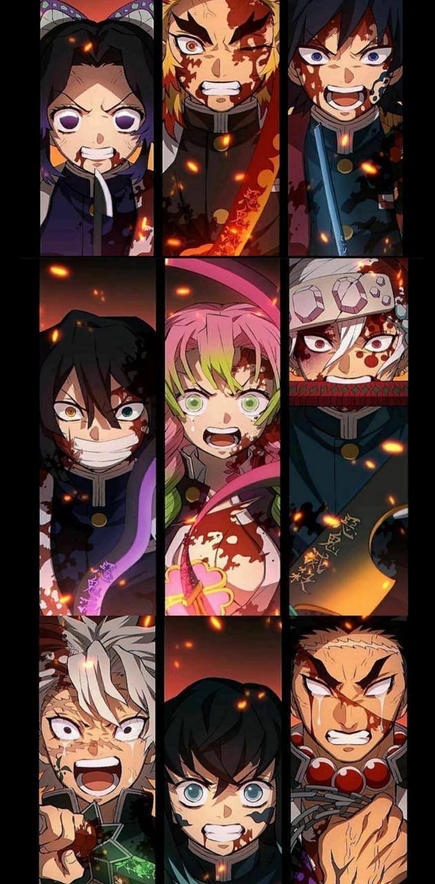 630x1280 Demon Slayer wallpaper
