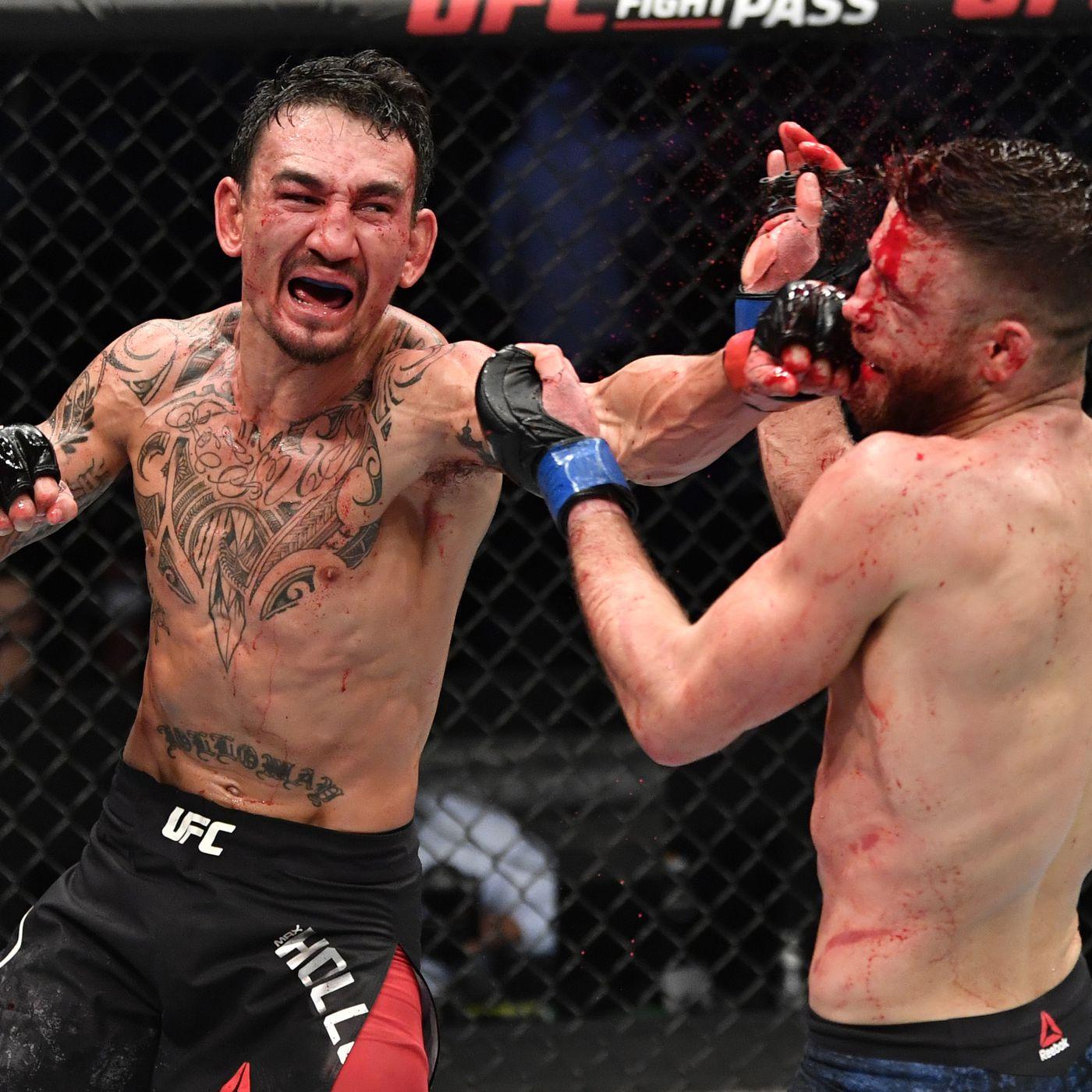 1400x1400 UFC free fight video: Max Holloway batters Calvin Kattar over five rounds