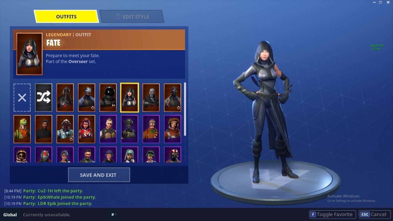 1600x900 Fortnite Account with Merry Marauder(Christmas Skin). Season