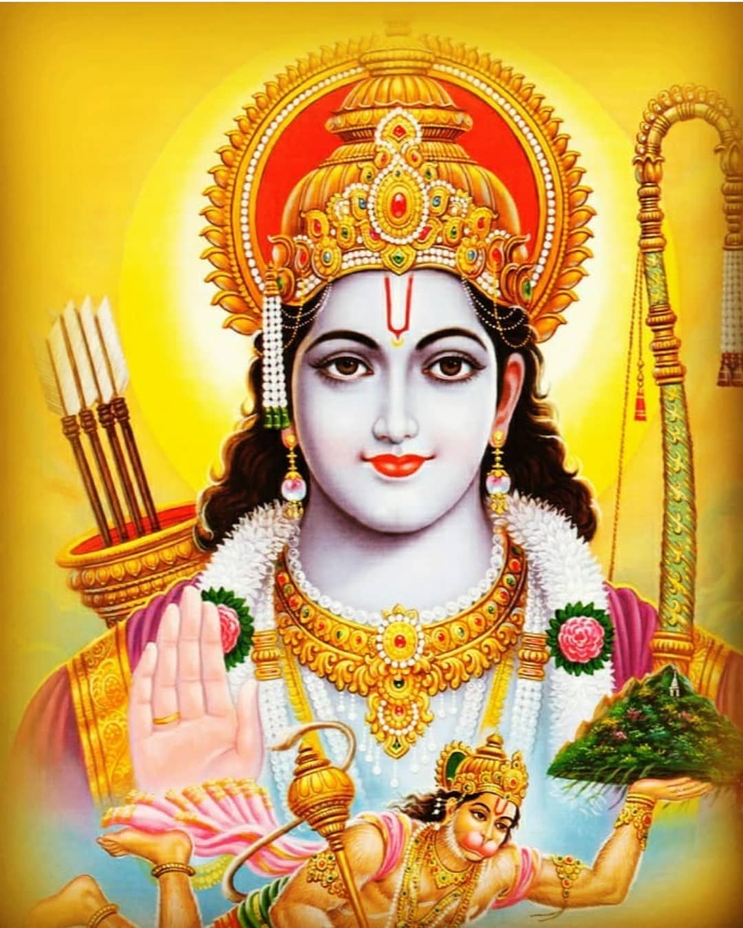 1080x1350 Shree Lord Rama Image & Bhagwan Ram Sita Photo Pics with Wallpaper