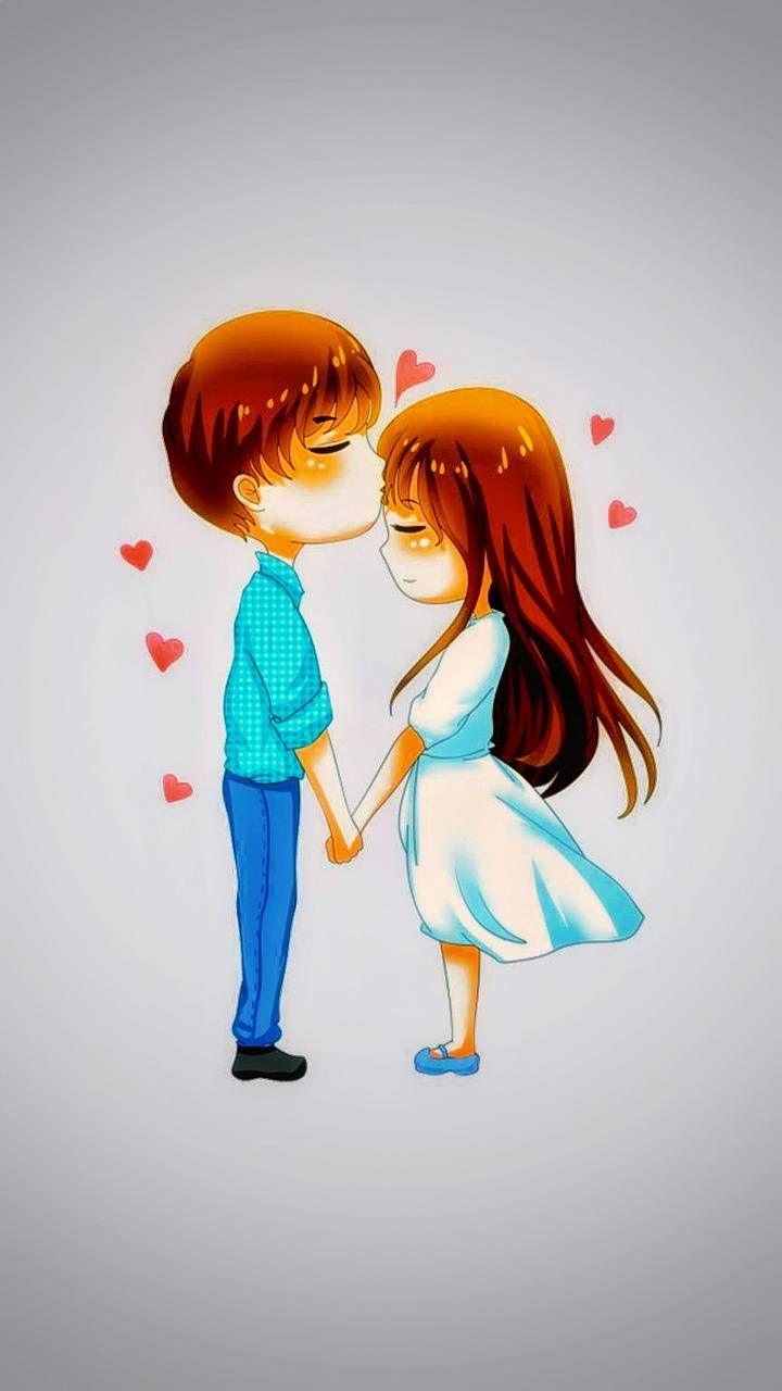 720x1280 LOVE COUPLE. Cute love wallpaper, Romantic cartoon image, Love couple wallpaper