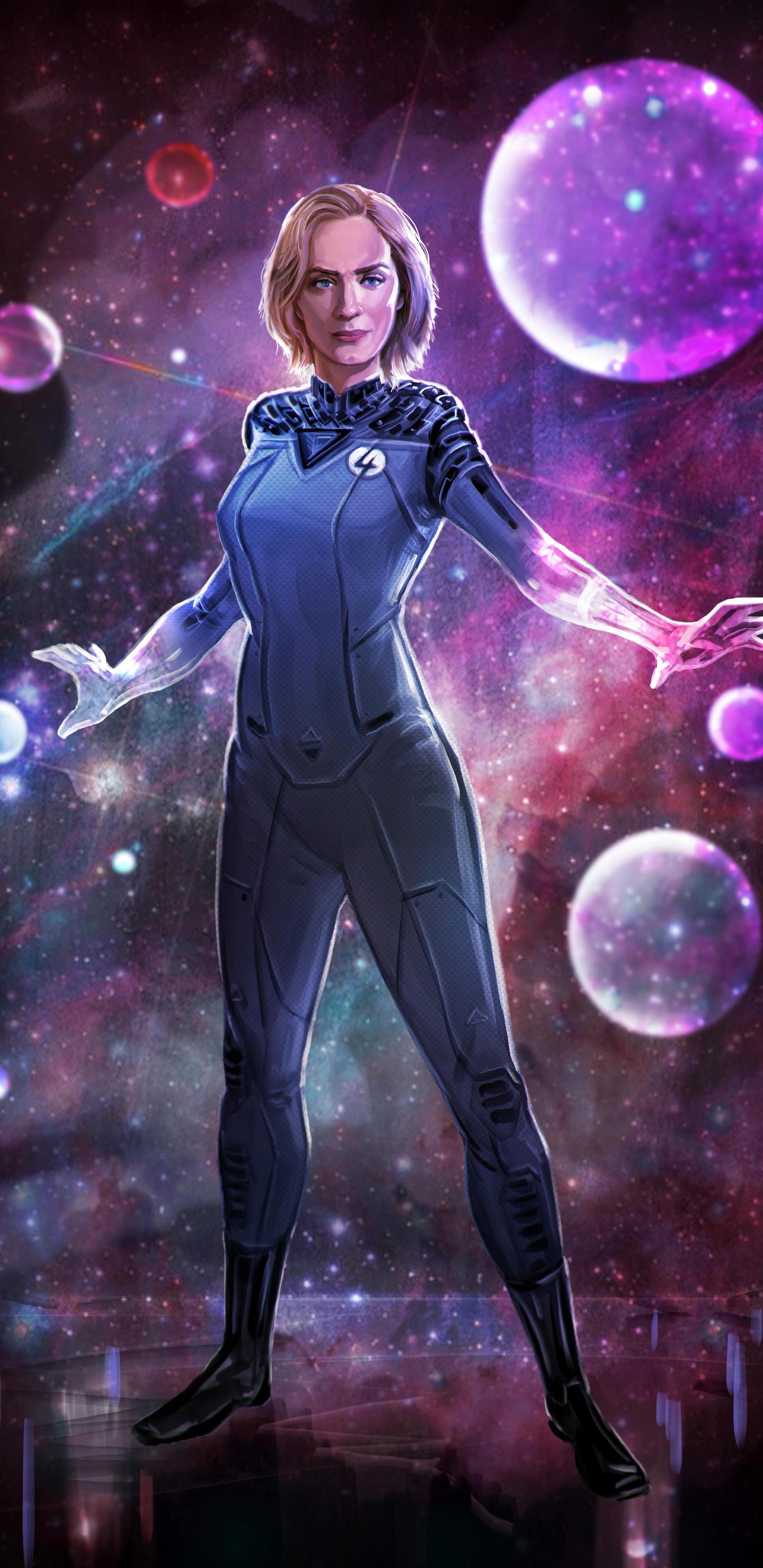 1440x2960 Emily Blunt As Sue Storm Artwork Samsung Galaxy Note S S SQHD HD 4k Wallpaper, Image, Background, Photo and Picture