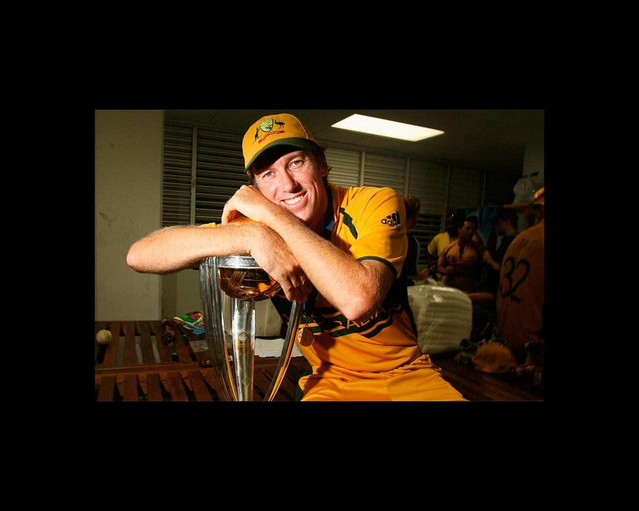 1280x1024 McGrath backs Aussies to win Cup. cricket.com.au