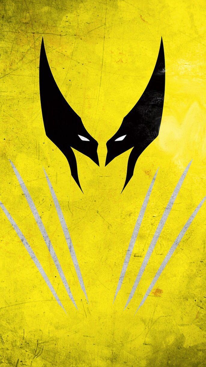 686x1222 Minimalist Superhero Posters. Geek. Marvel, Wolverine, Comics