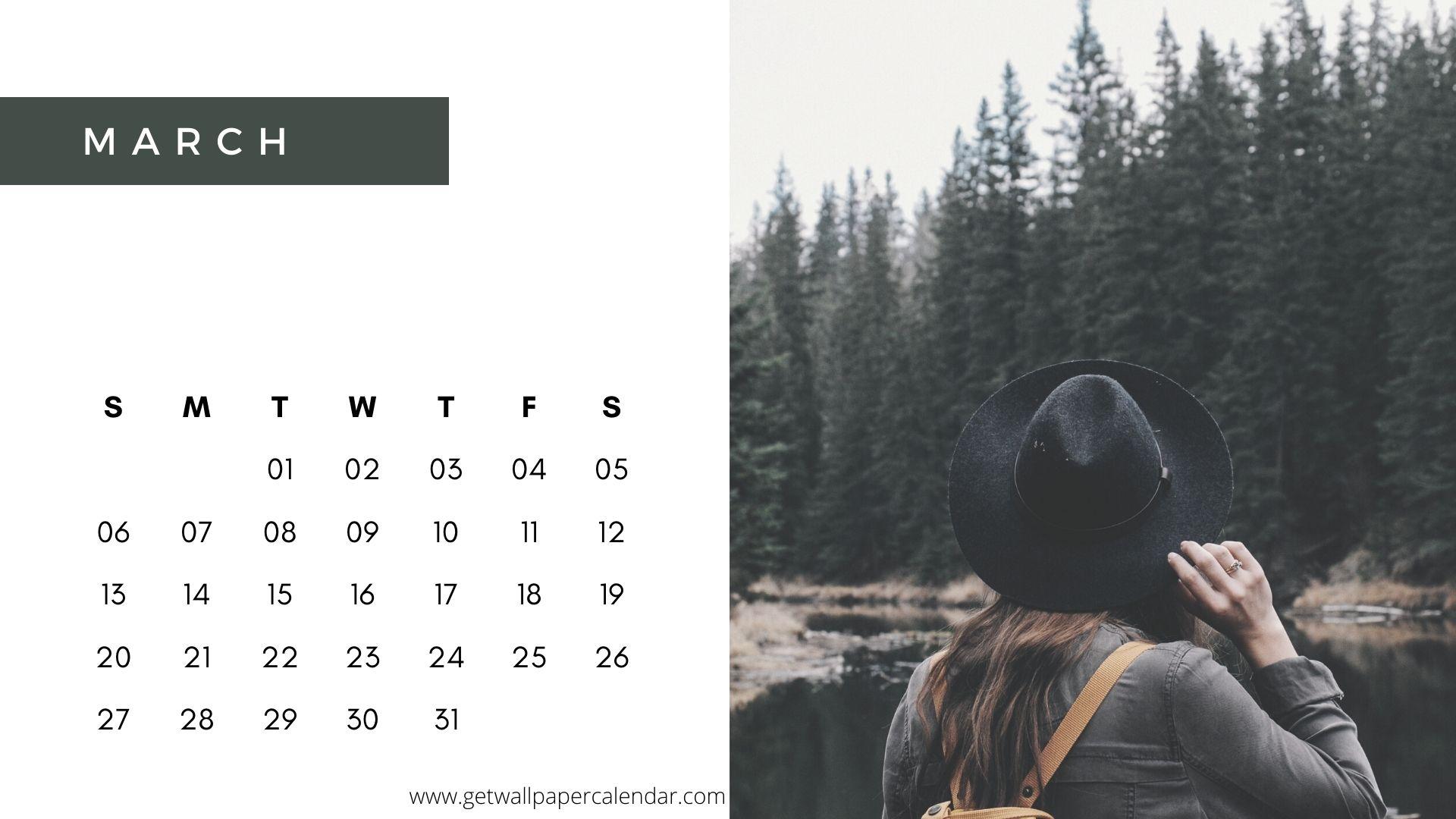 1920x1080 March 2022 Calendar Wallpaper, Colorful, Wall