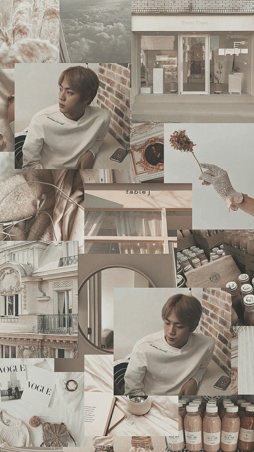 1080x1920 Kim Seokjin Aesthetic Wallpaper