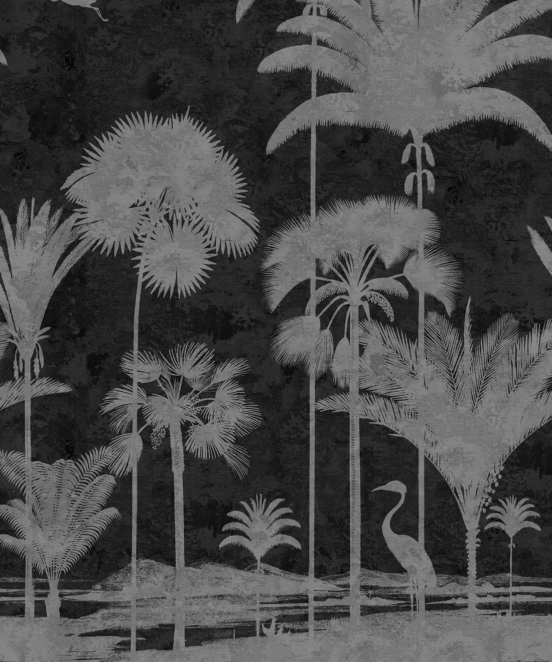 1100x1320 Shadow Palms • Tropical Palm Tree Mural Australia
