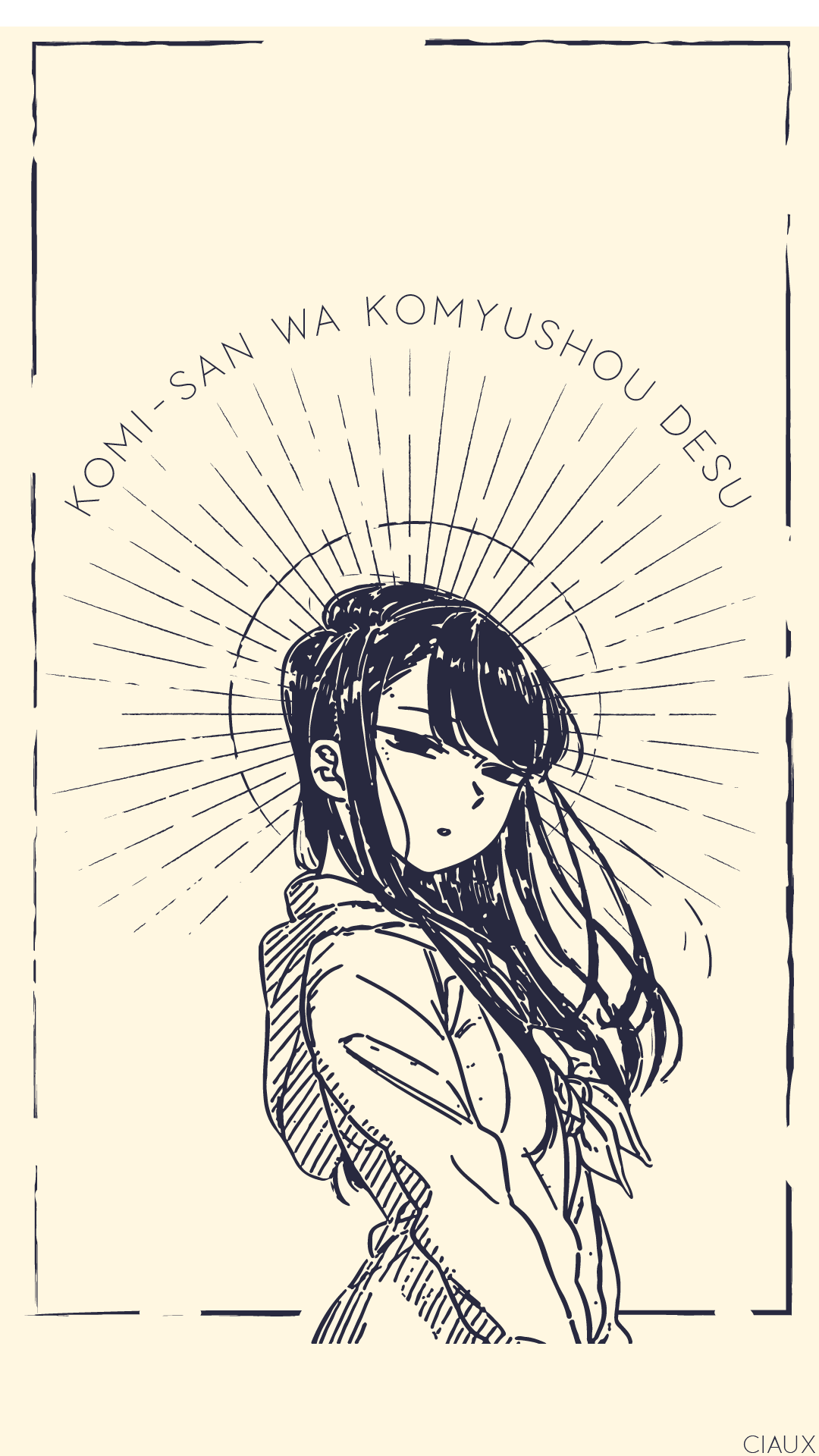1080x1920 Komi San Wa, Comyushou Desu. Wallpaper