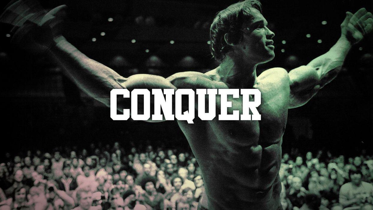 1244x700 Arnold Schwarzenegger Conquer Muscle Bodybuilding wallpaper