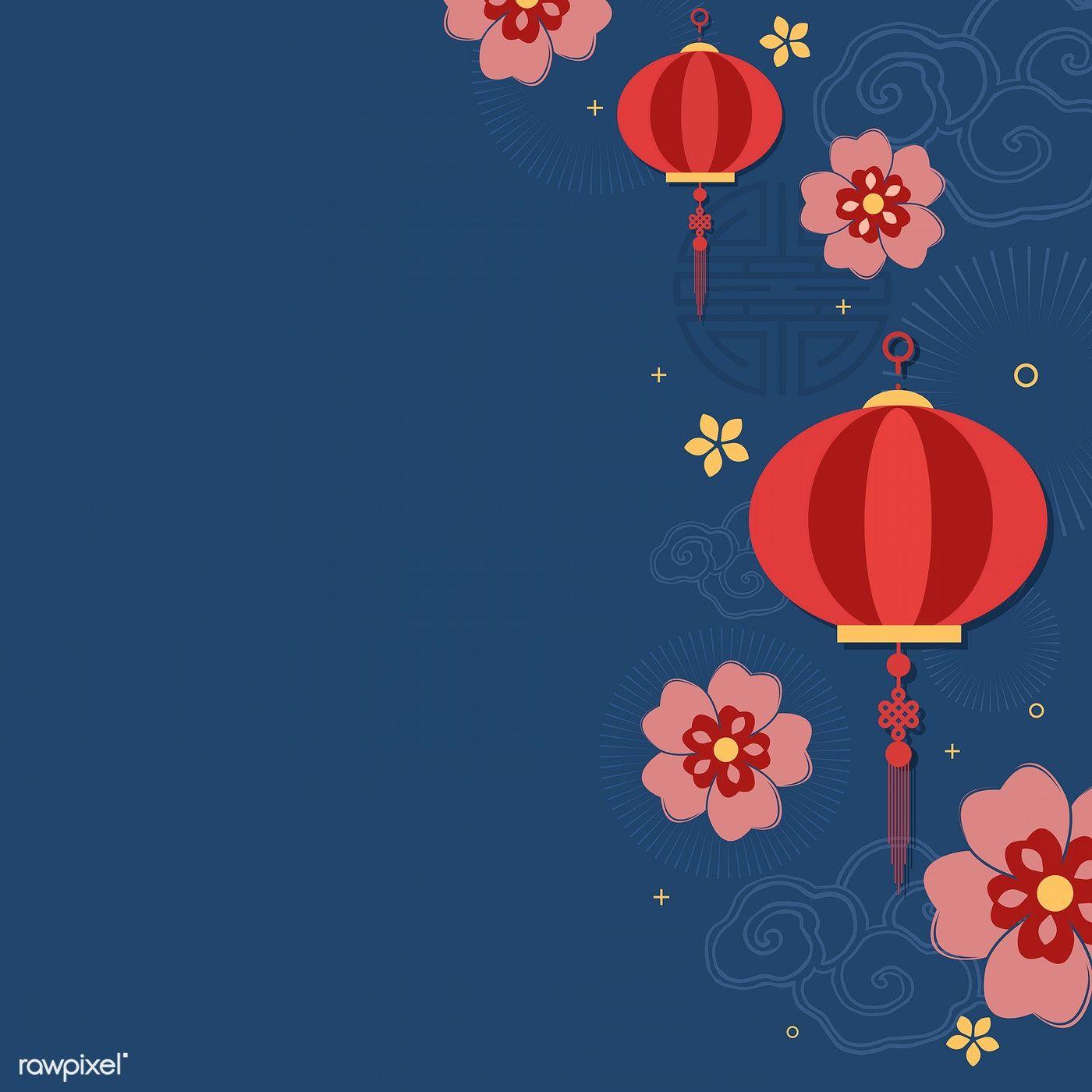 1400x1400 Chinese new year 2019 greeting background. free image / Kappy Kappy. Chinese new year background, Vector free, Chinese new year wallpaper
