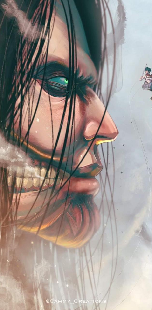 630x1280 Eren wallpaper
