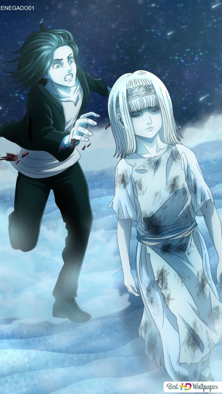 720x1280 Attack On Titan : Greisha & Founder Titan HD wallpaper download