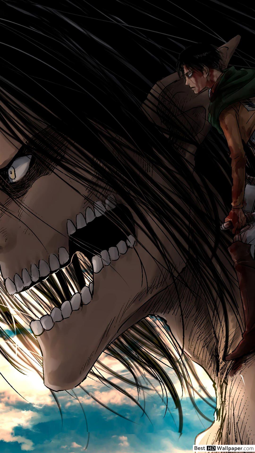 1080x1920 Eren Founding Titan Wallpaper