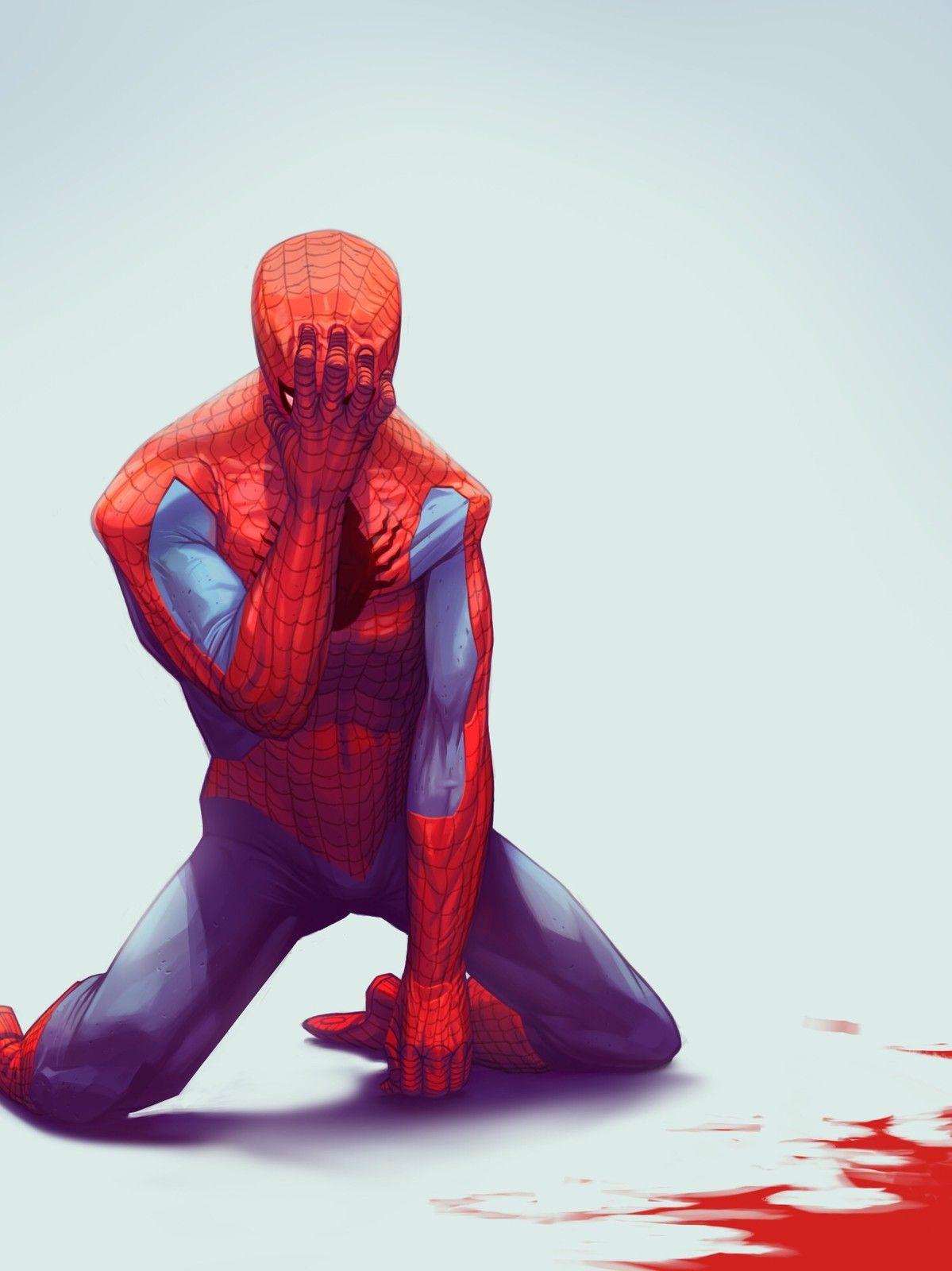 Spider Man Sad Wallpapers - Top Free Spider Man Sad Backgrounds -  WallpaperAccess