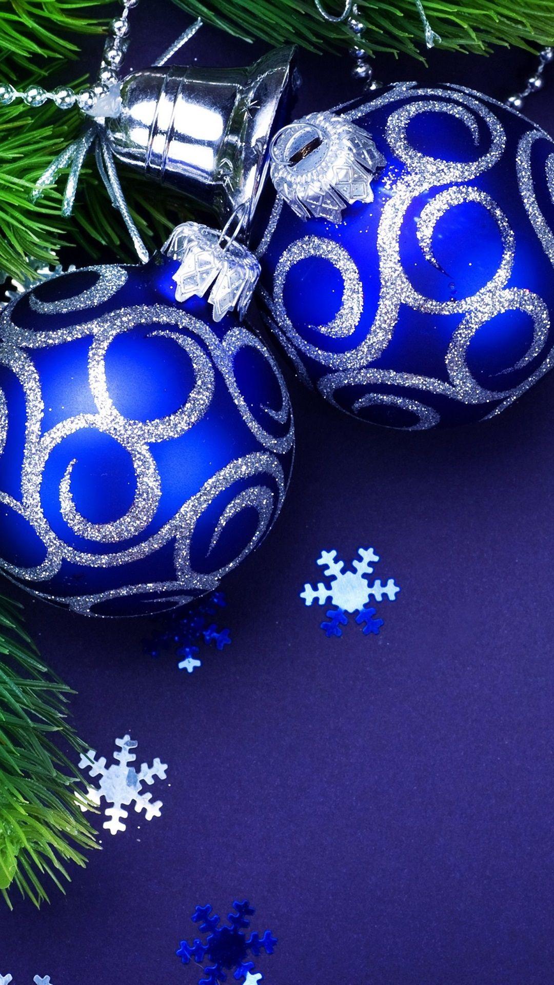 Blue Christmas iPhone Wallpapers - Top Free Blue Christmas iPhone ...