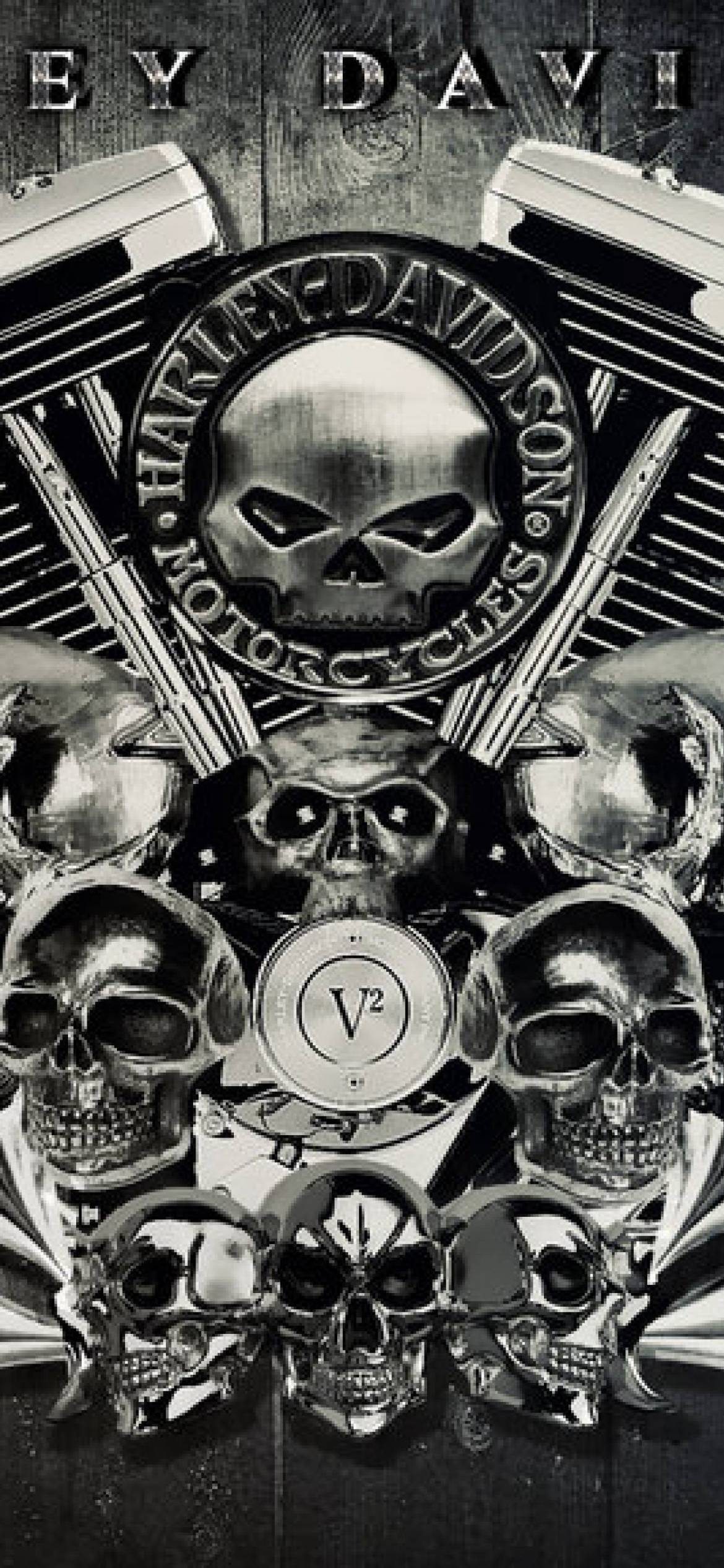 1170x2532 Download Harley Davidson 4K HD Wallpaper