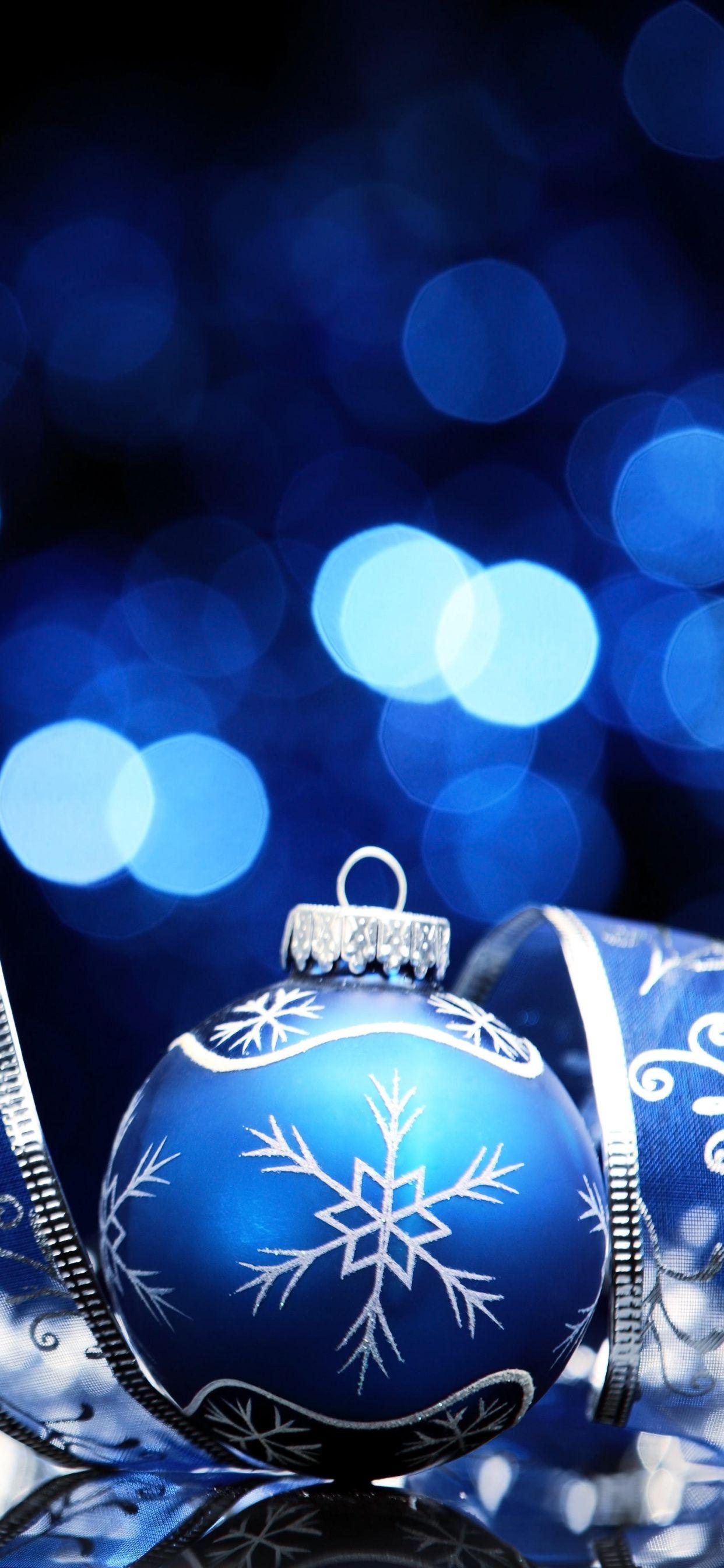 Blue Christmas iPhone Wallpapers - Top Free Blue Christmas iPhone ...