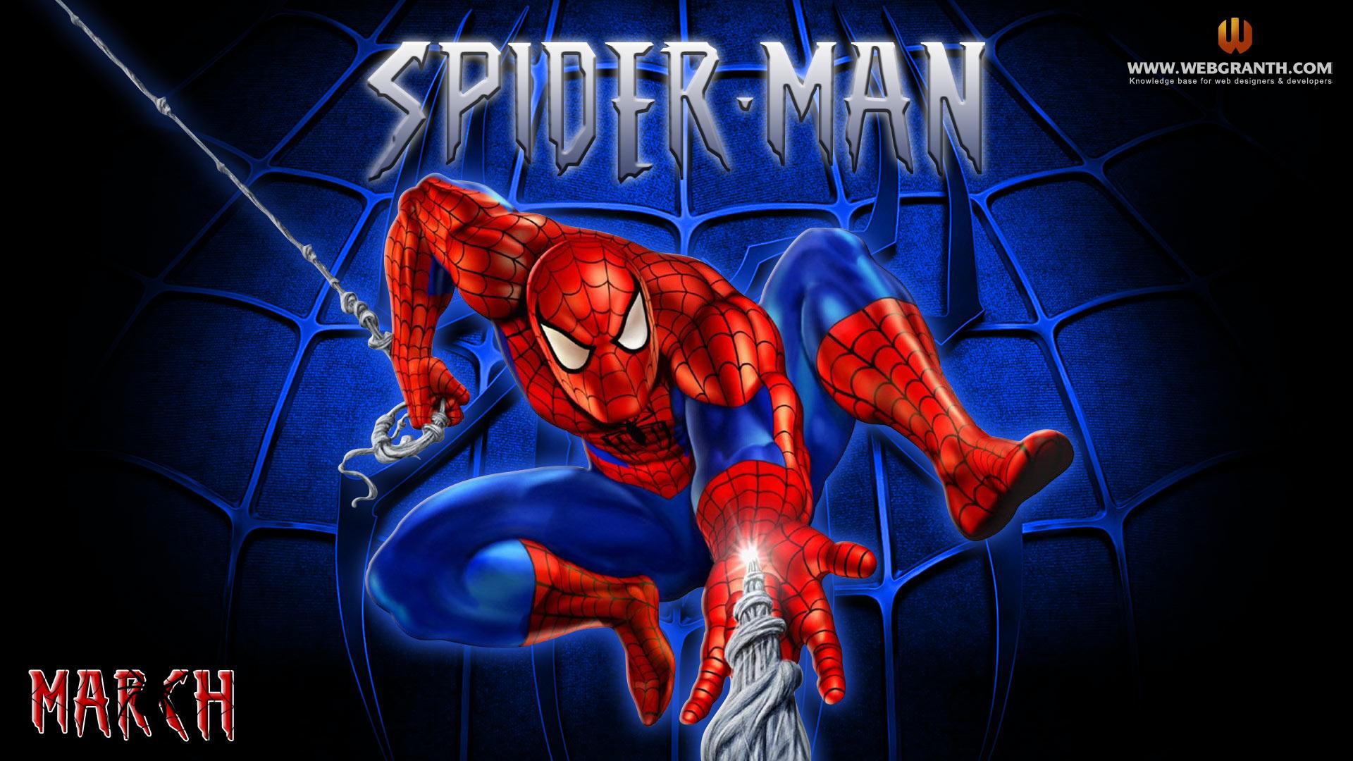 1920x1080 spider man wallpaper cartoons