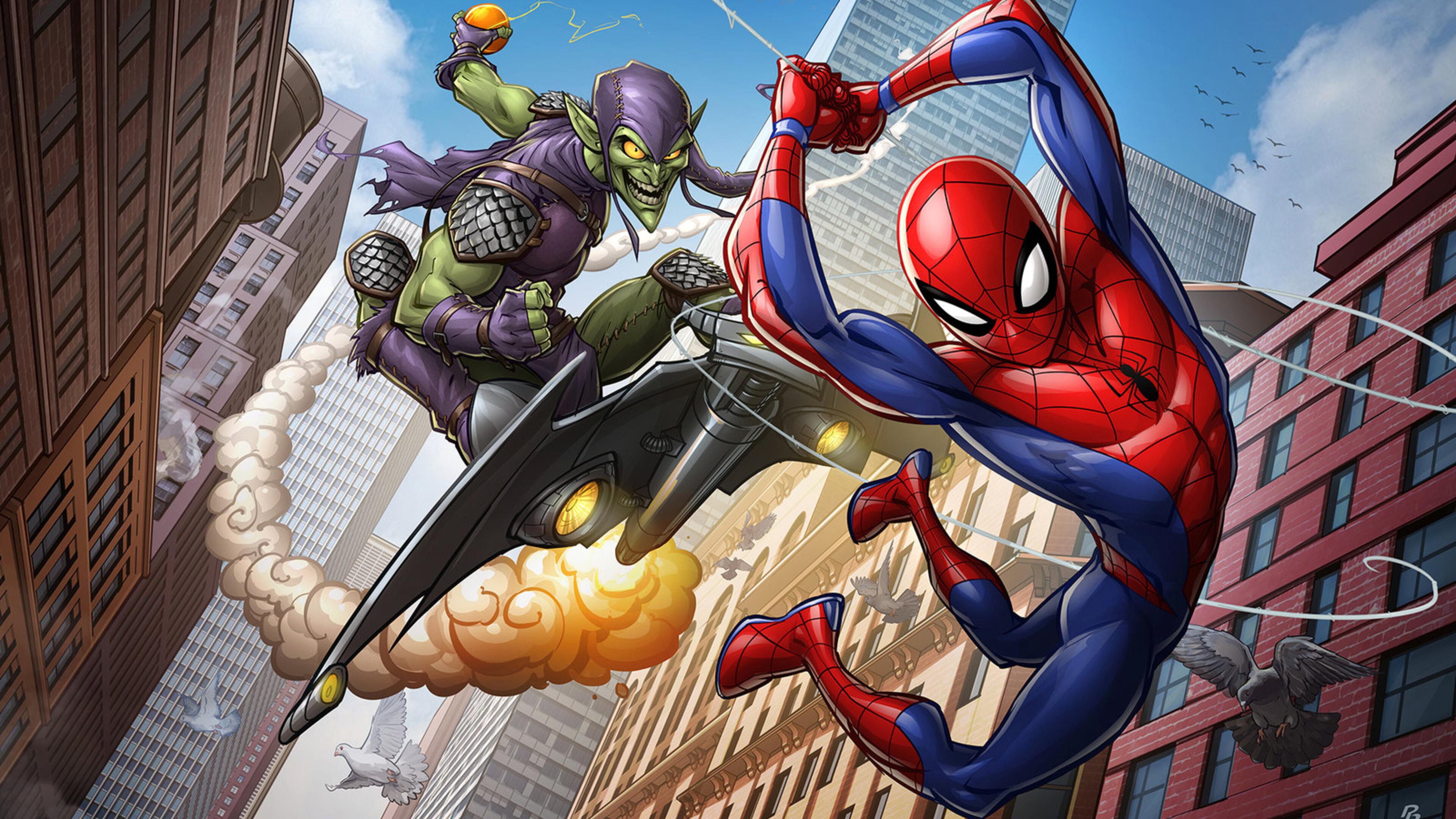 3840x2160 Spiderman The Animated Series Artwork 4k HD 4k Wallpaper, Image, Background, Photo and Picture