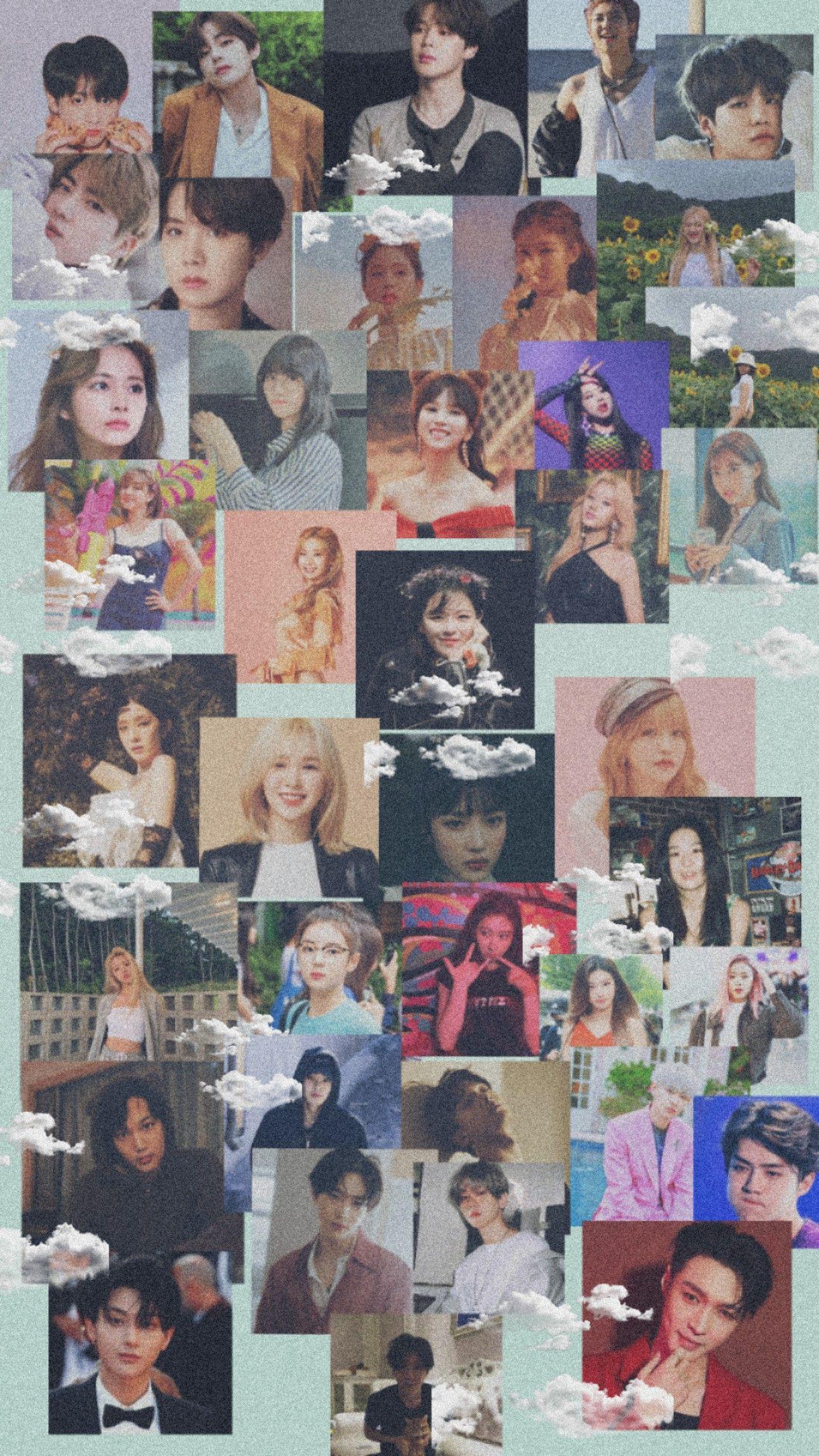 1288x2289 Blackpink And BTS Aesthetic Wallpaper