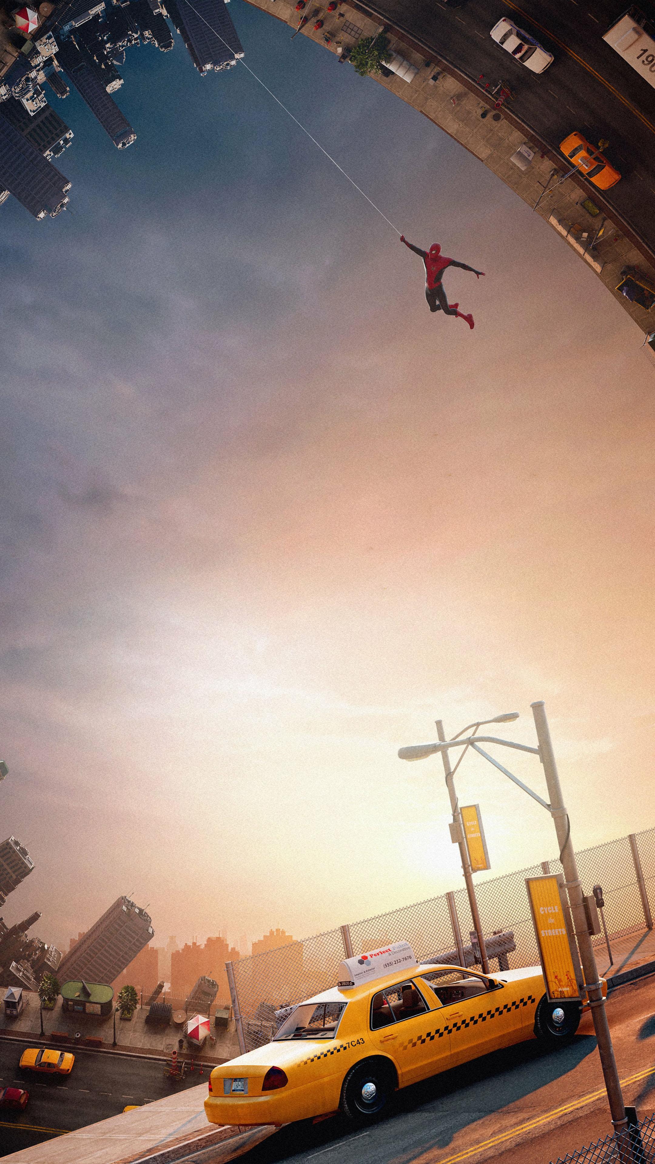 2160x3840 Spider Man Flying No Way Home 4K Ultra HD Mobile Wallpaper