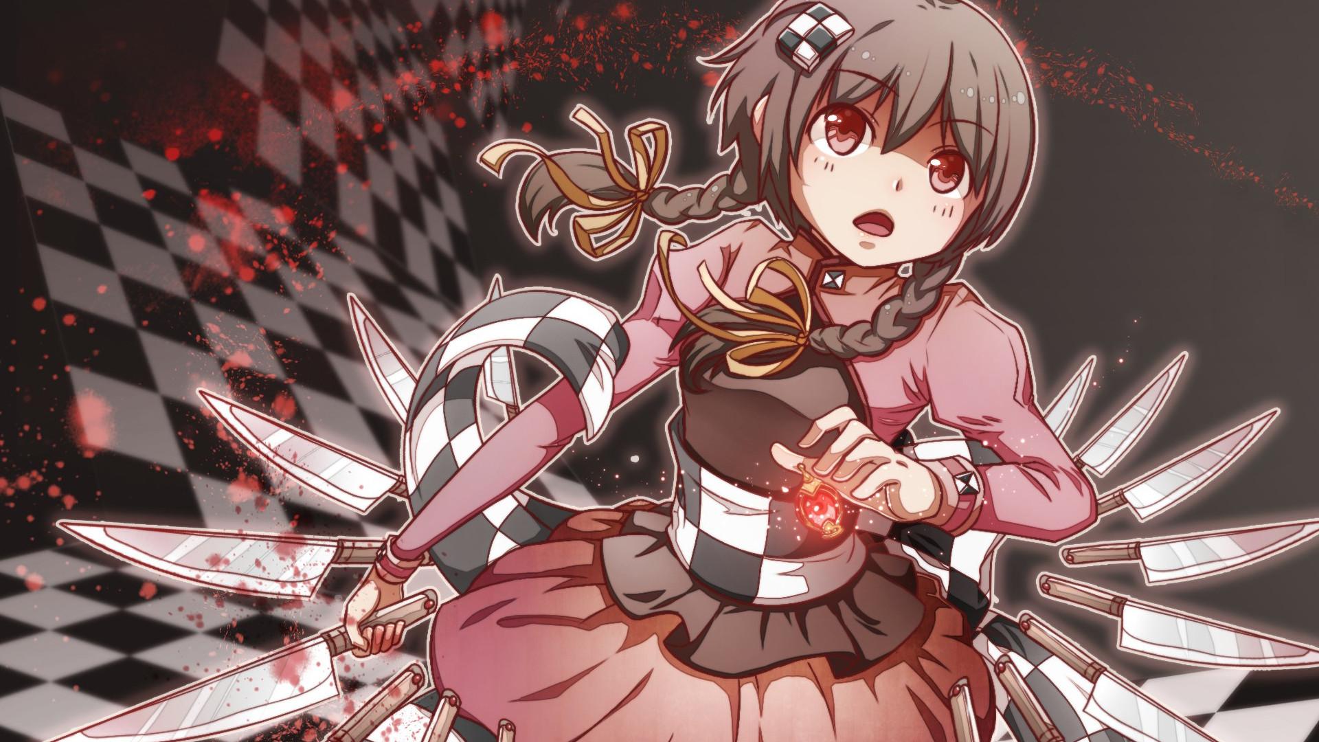 1920x1080 Desktop Wallpaper Yume Nikki, Anime Girl, Knife, HD Image, Picture, Background, 68a2de