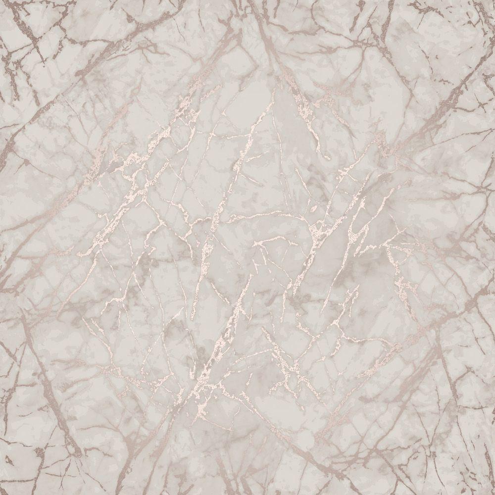 1000x1000 Fine Decor Metallic Marble Rose Gold Wallpaper FD42268. Wallpaper