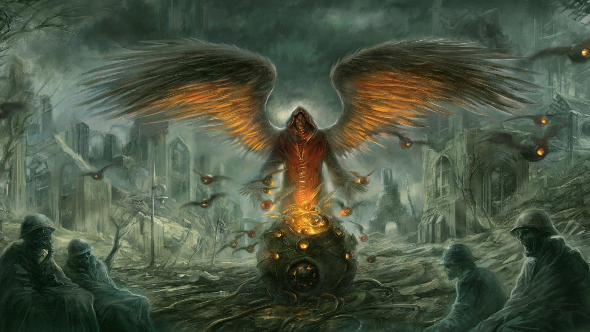 1920x1080 evil angel wallpaper Gallery