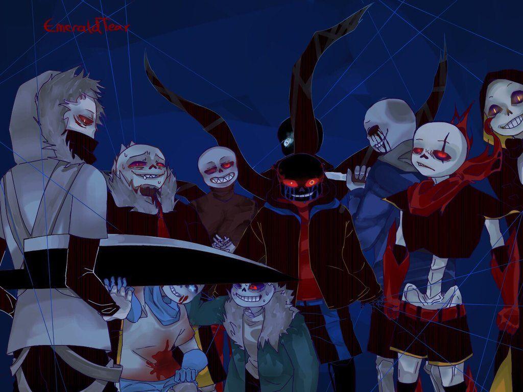 1024x768 Bad Guy Sanses Wallpaper