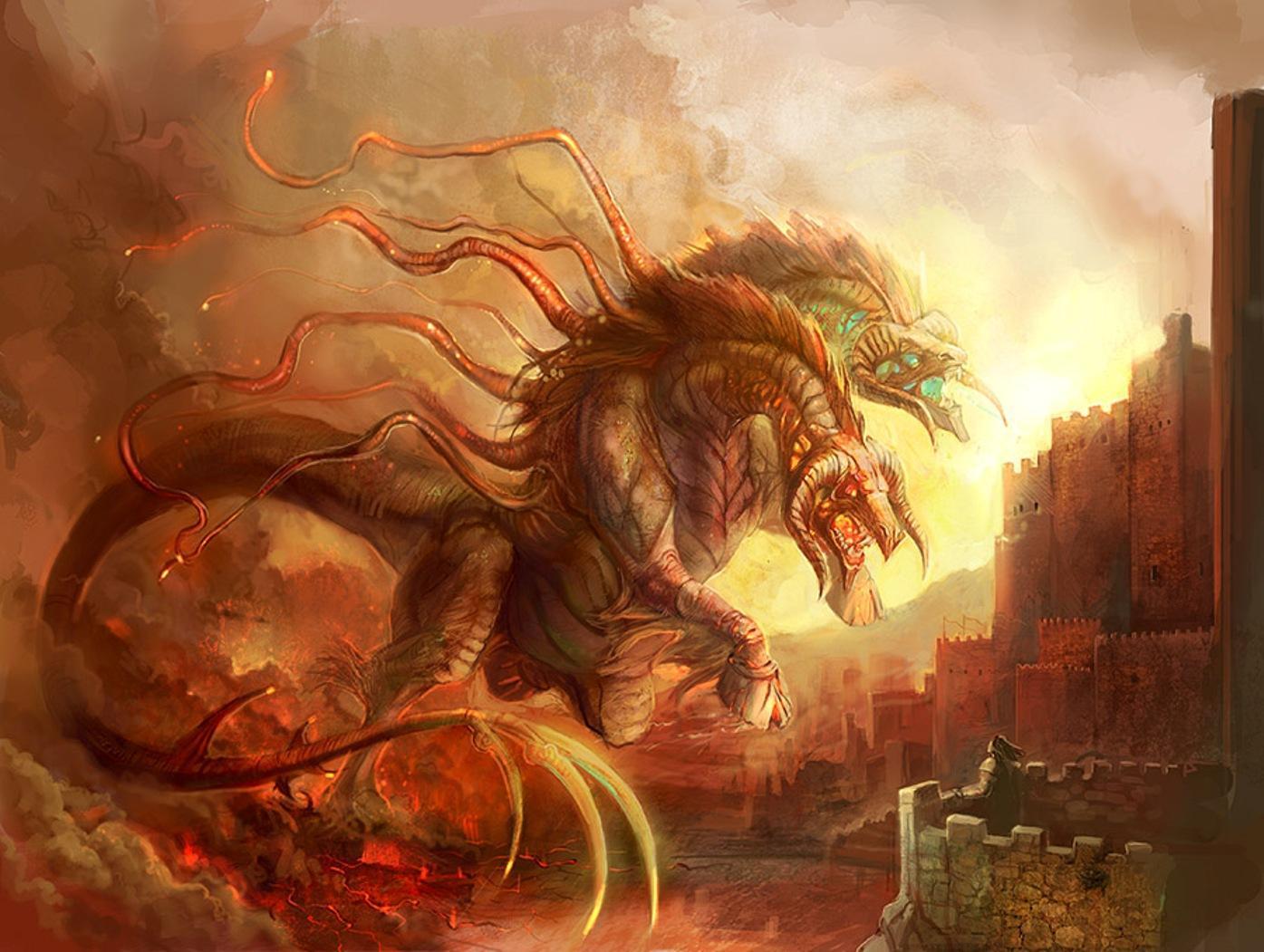 1395x1051 Dragons desktop wallpaper