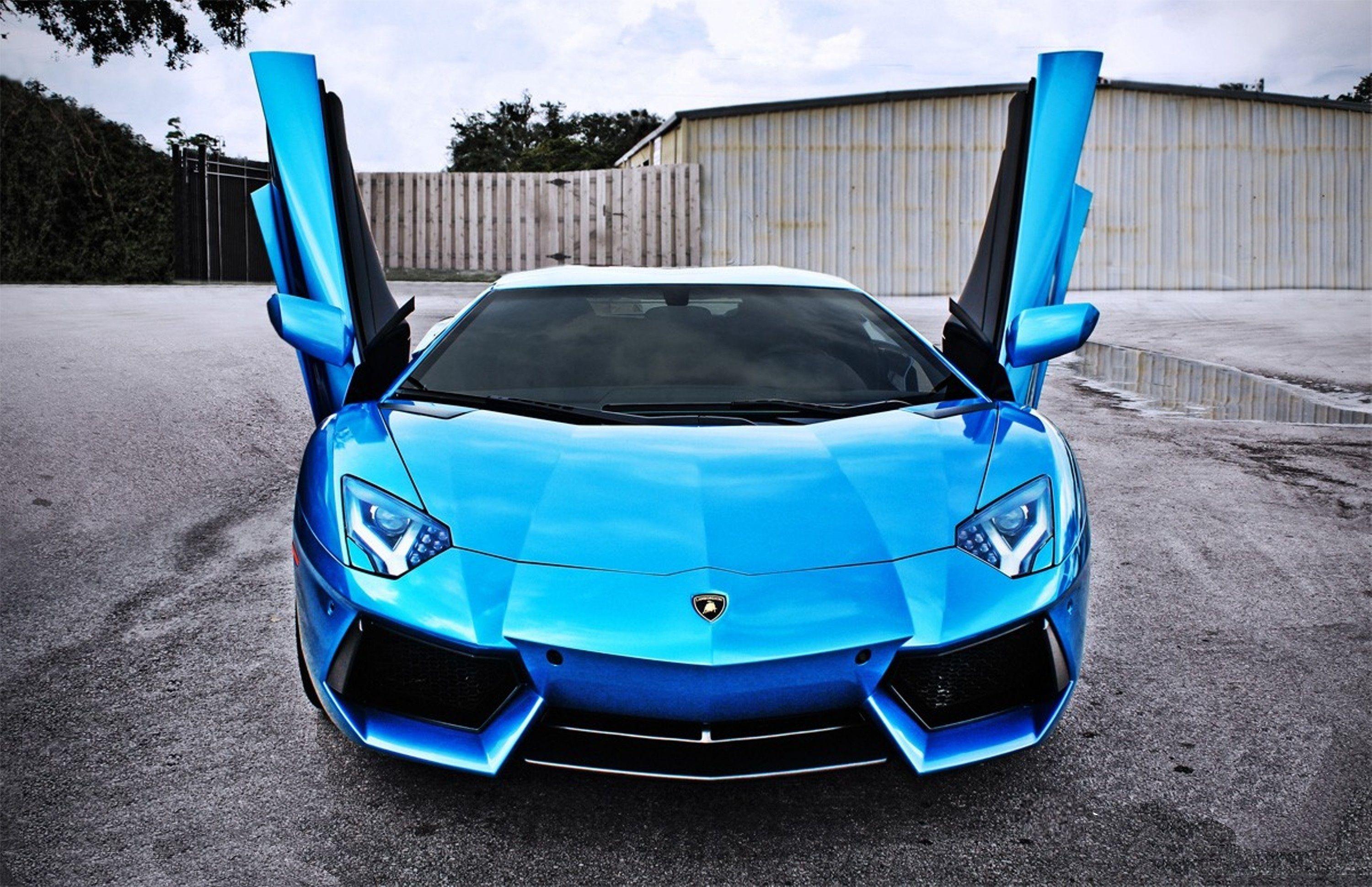 3000x1940 Blue Lamborghini Wallpaper 2020
