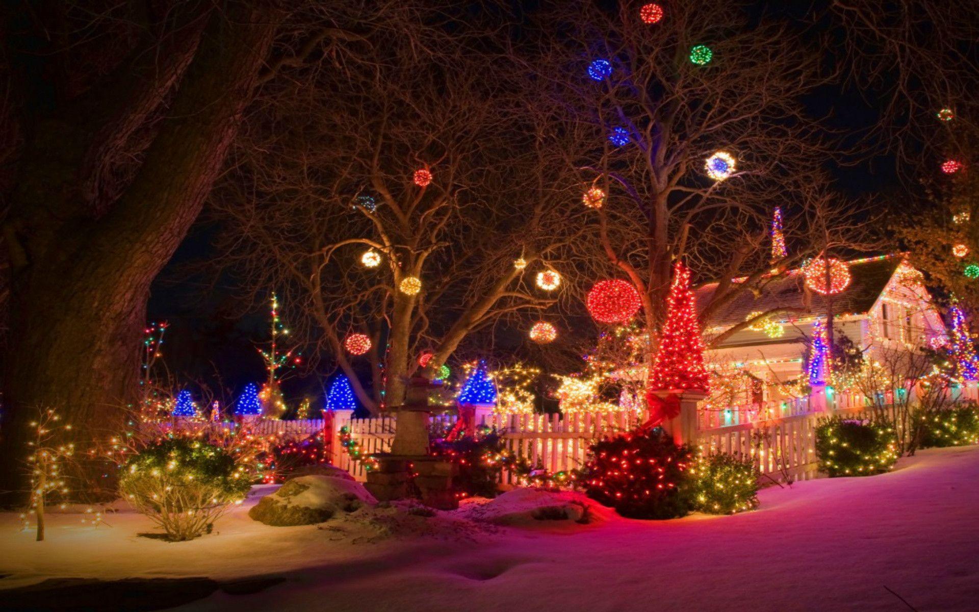 1920x1200 Christmas Background New York With Christmas Decoration