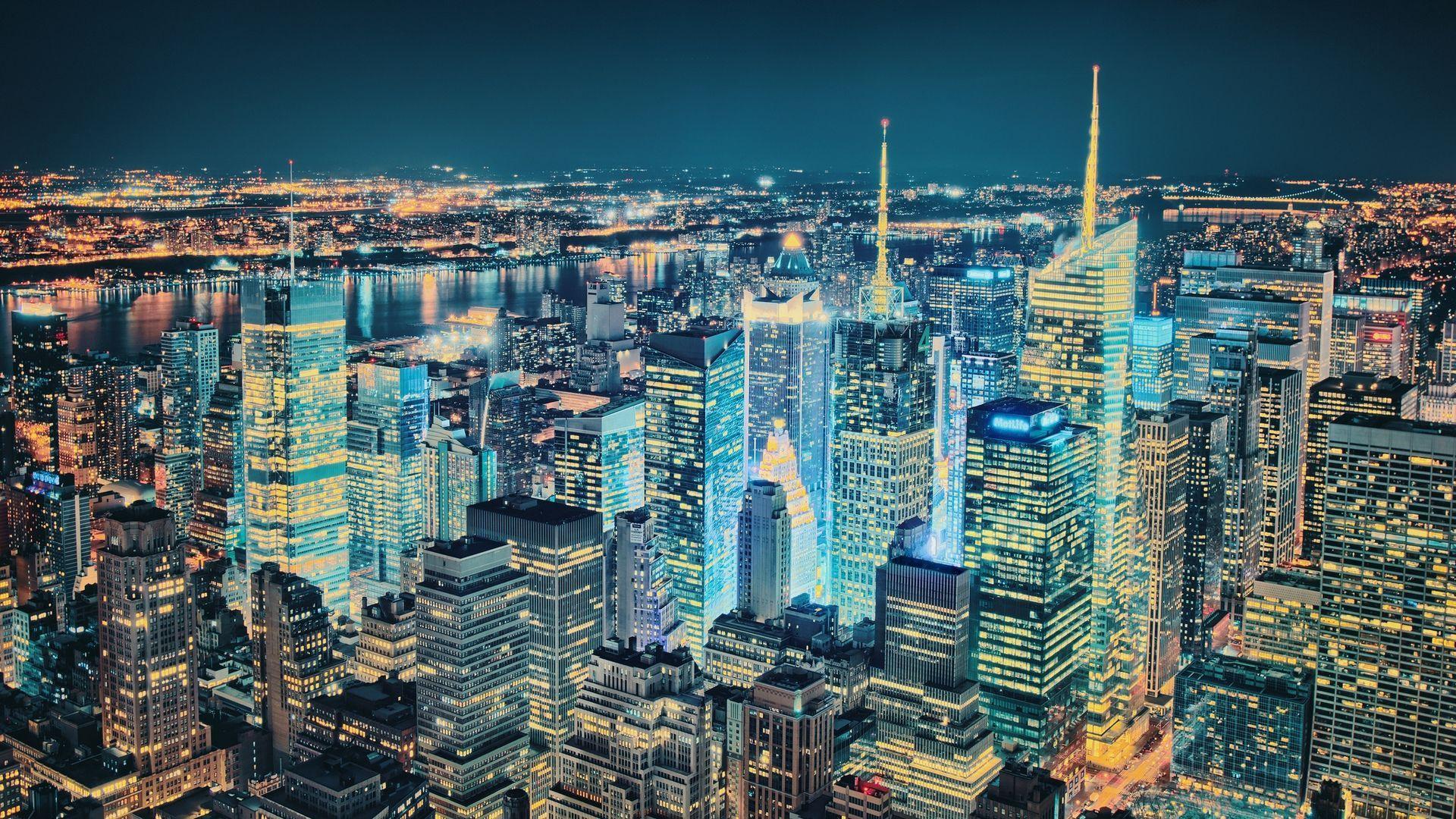 1920x1080 New York Christmas Desktop Background At Rockefeller