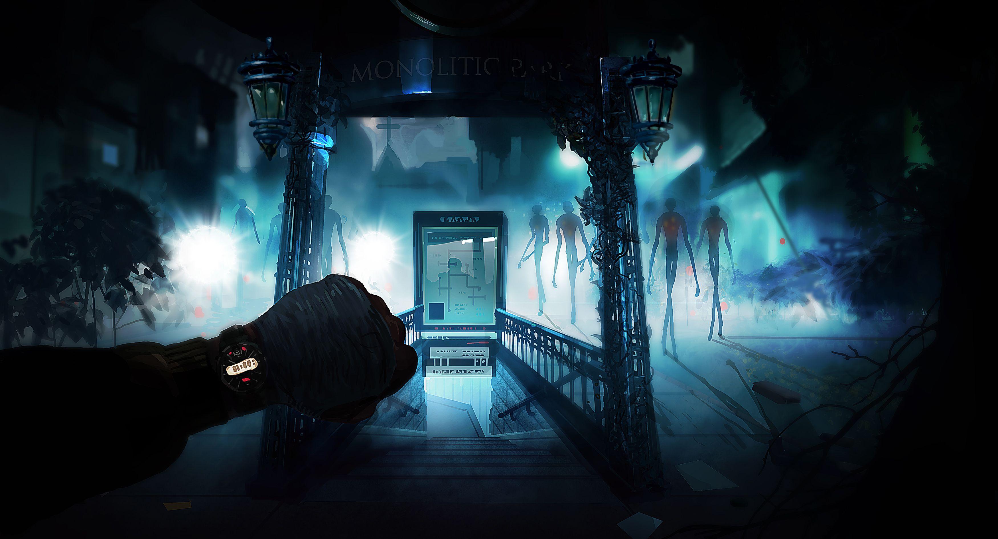 3500x1891 Horror Sci Fi Room
