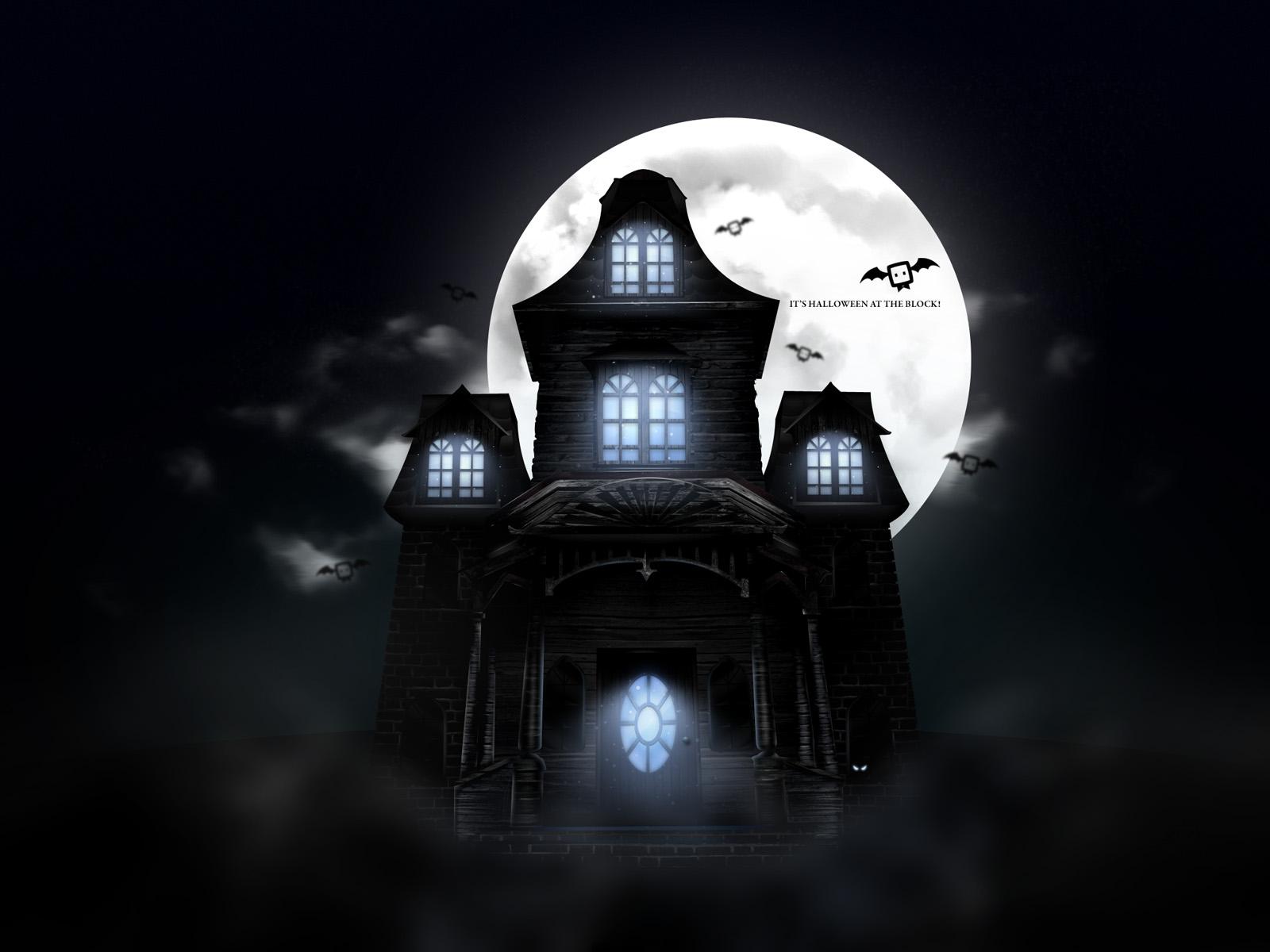 1600x1200 Scary House Background