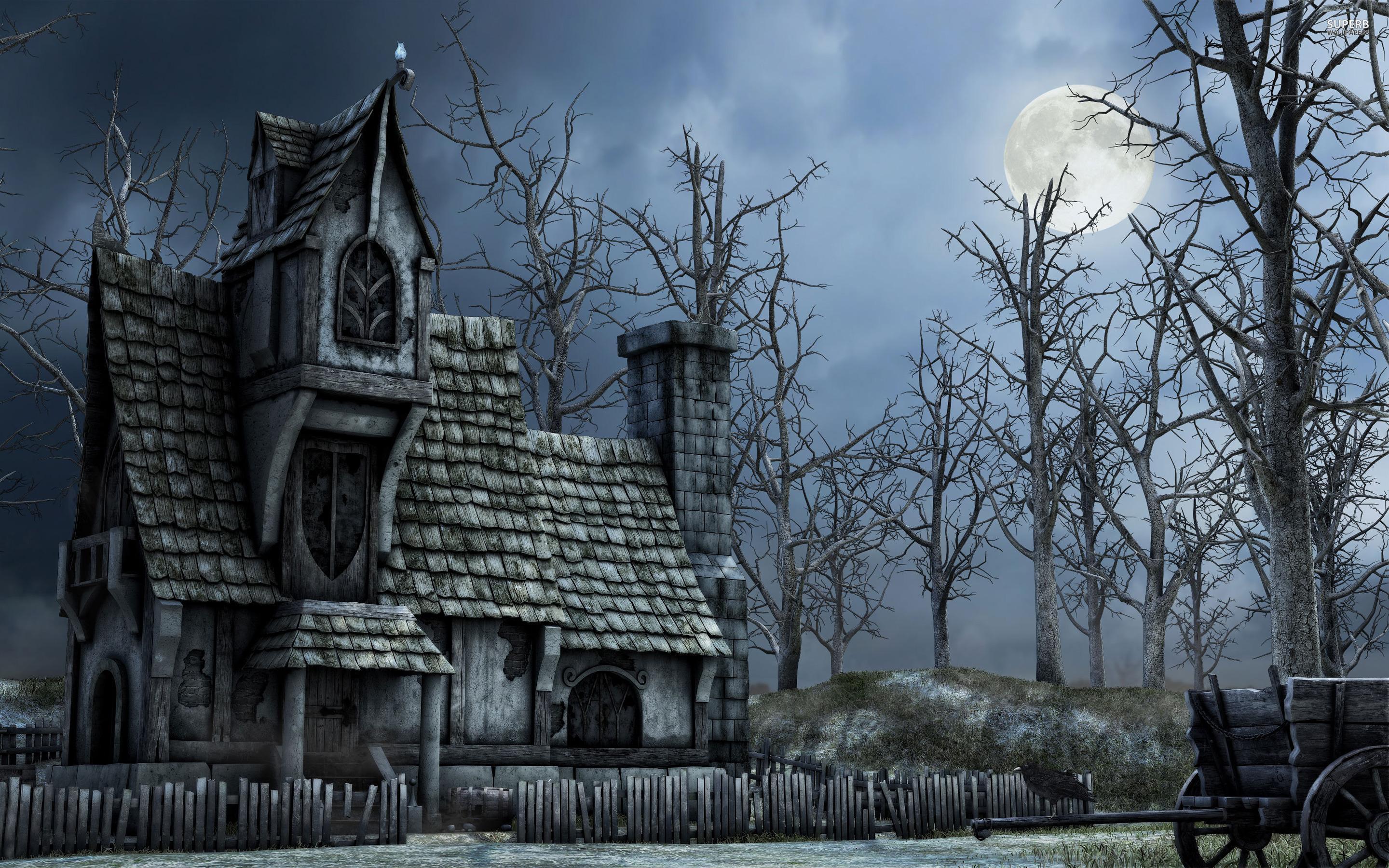 2880x1800 Horror House Pack 2 Wallpaper for Android